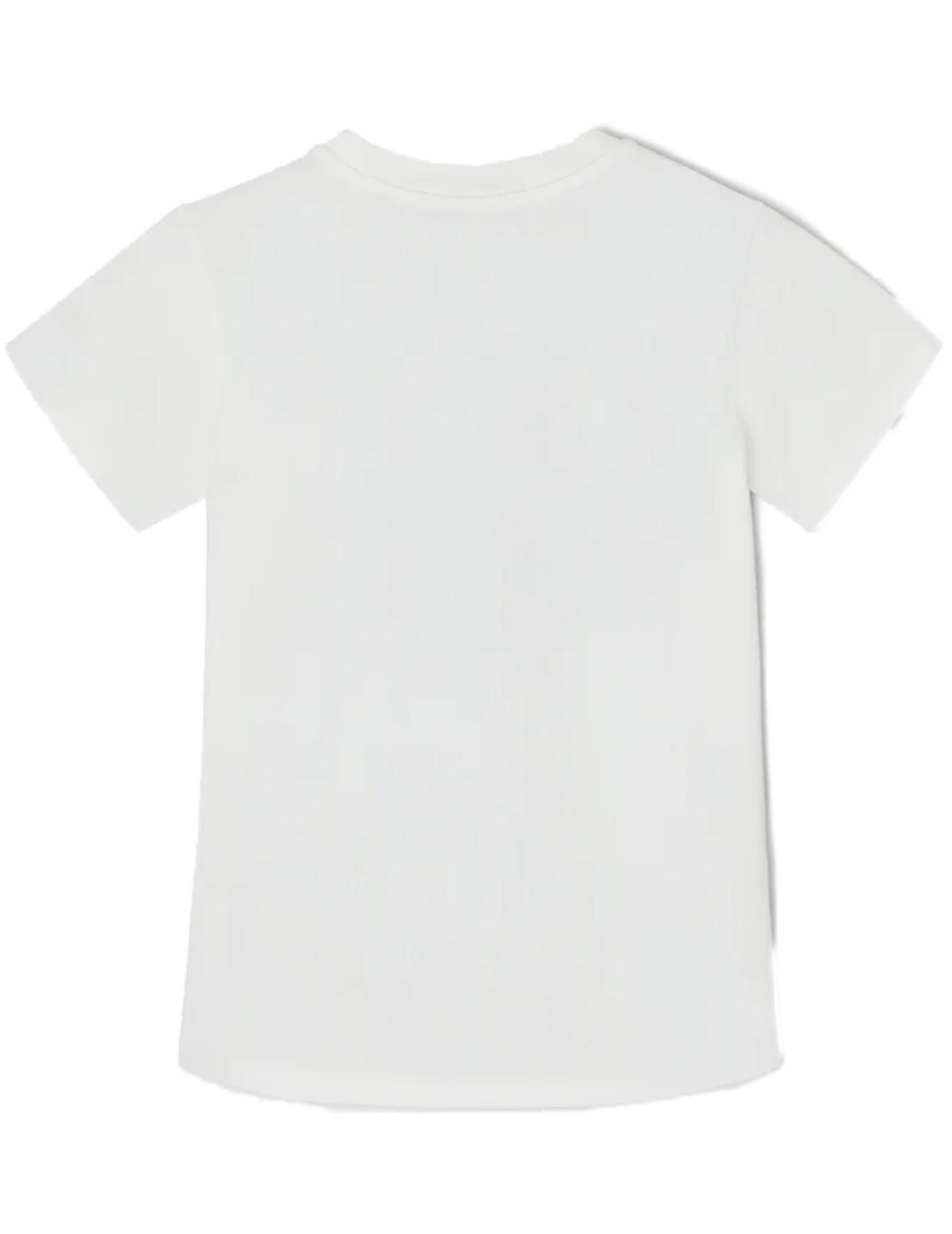 Camiseta Silbon raqueta cuadros cruda manga corta para mujer