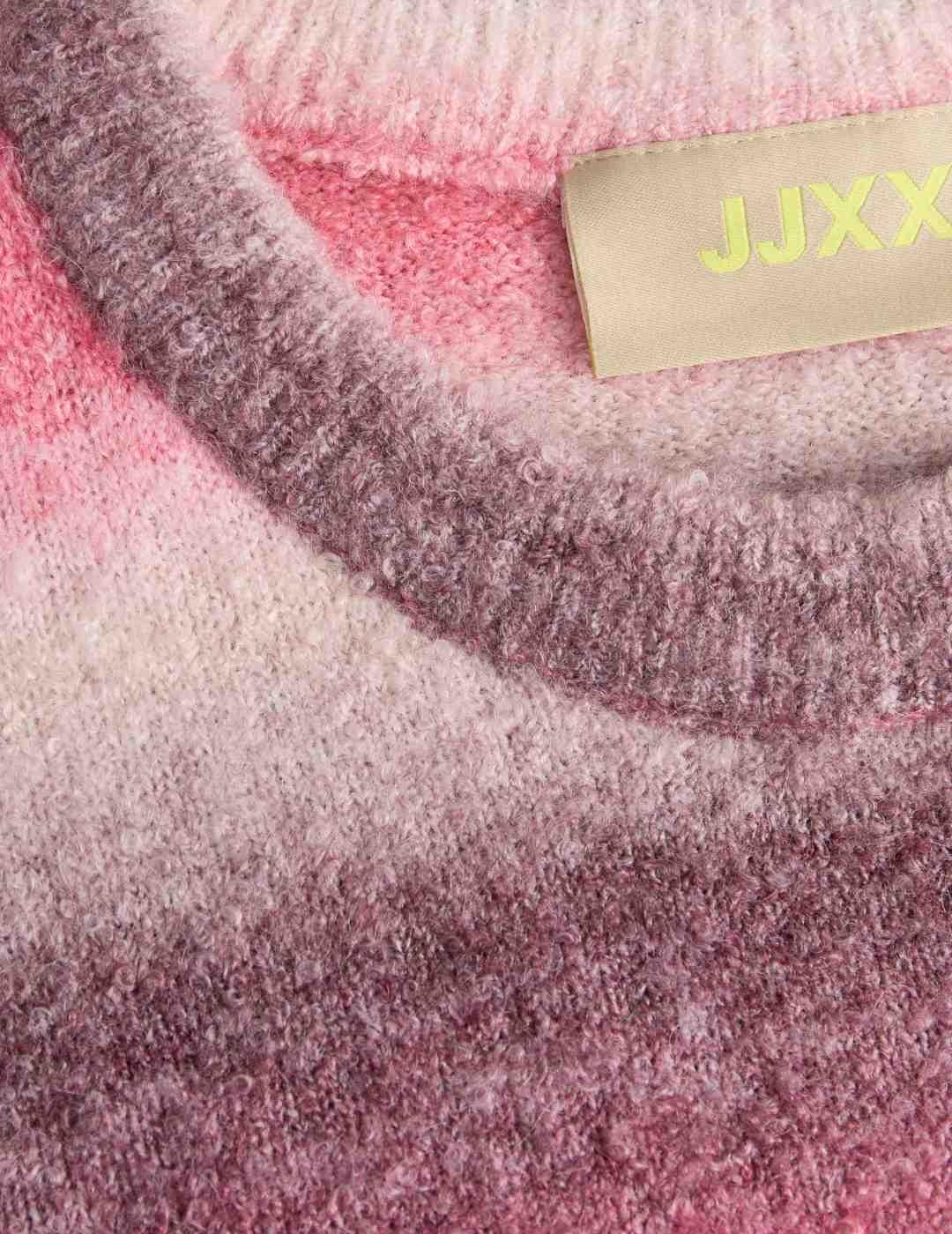 Jersey JJXX Amira rosa rayas manga larga para mujer