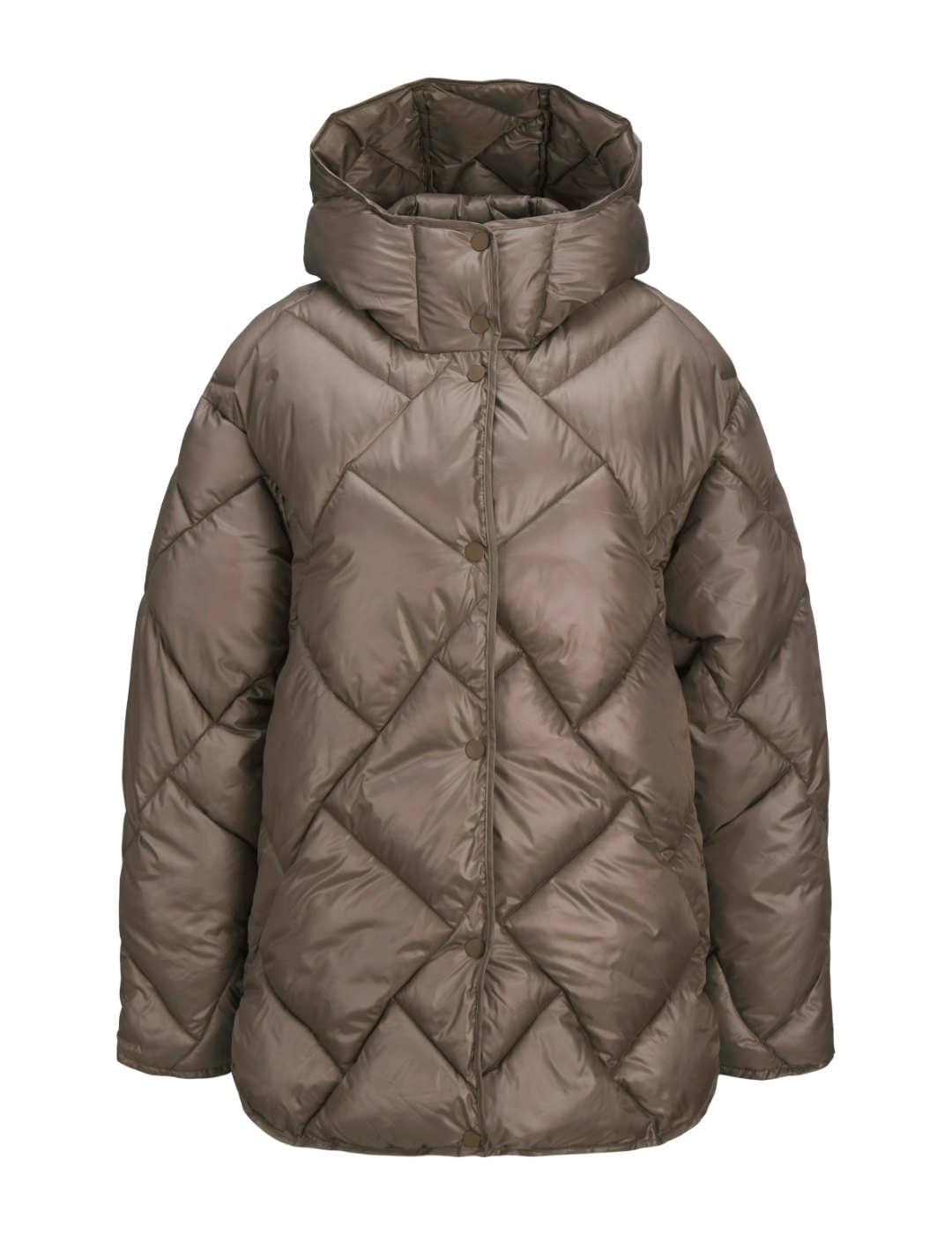 Plumas JJXX Nova gris intenso metalizado para mujer