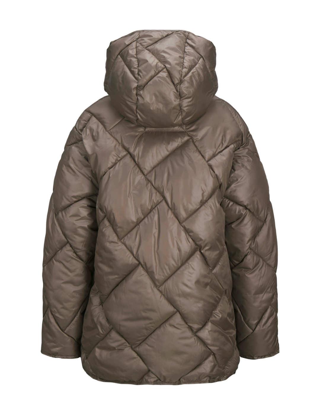 Plumas JJXX Nova gris intenso metalizado para mujer