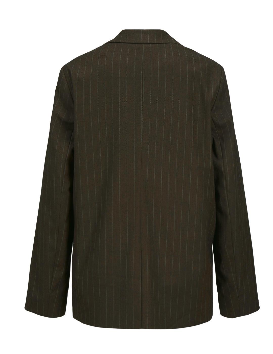 Americana JJXX Ana marrón raya diplomática para mujer