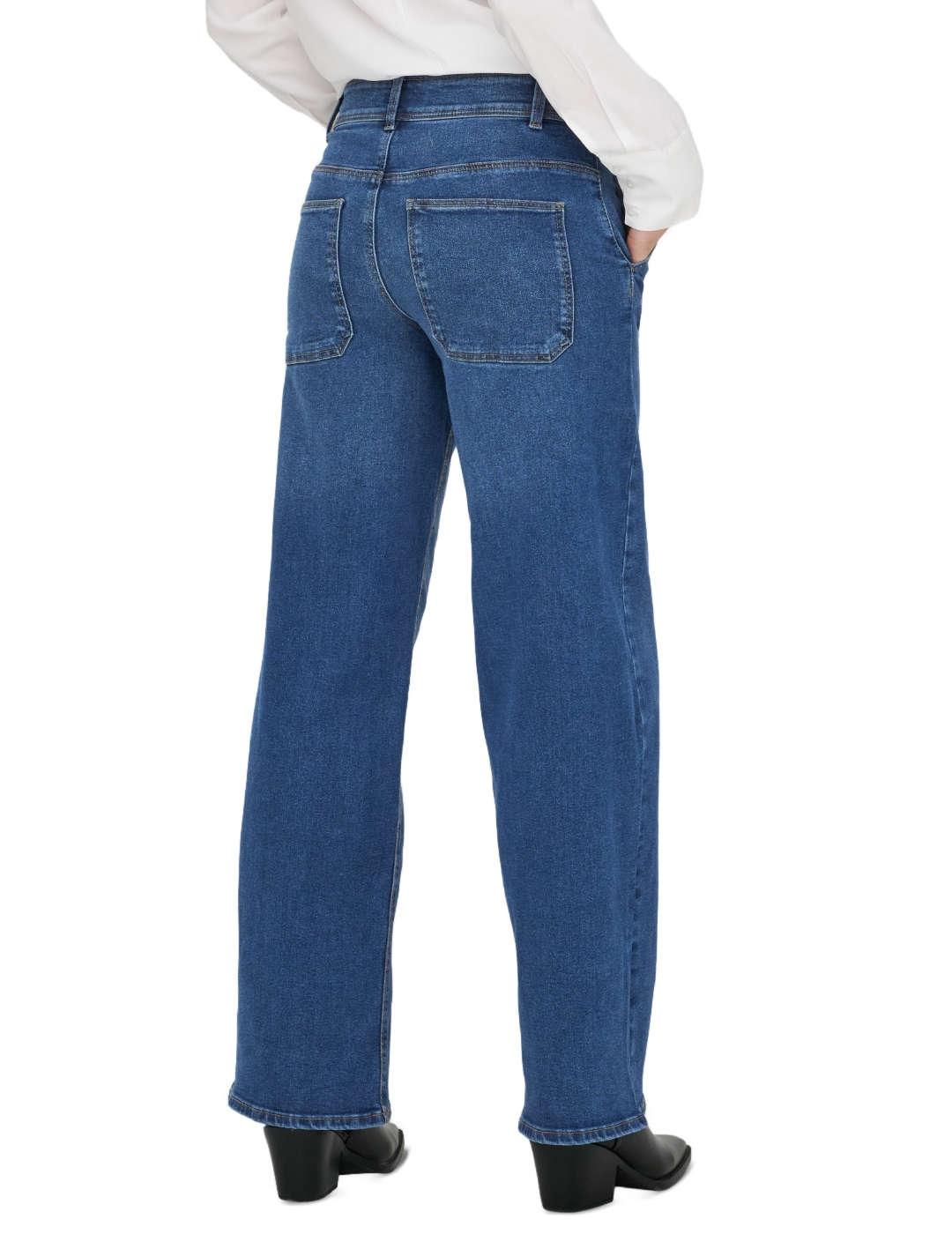 Vaquero Only Astoria azul medio wide leg para mujer