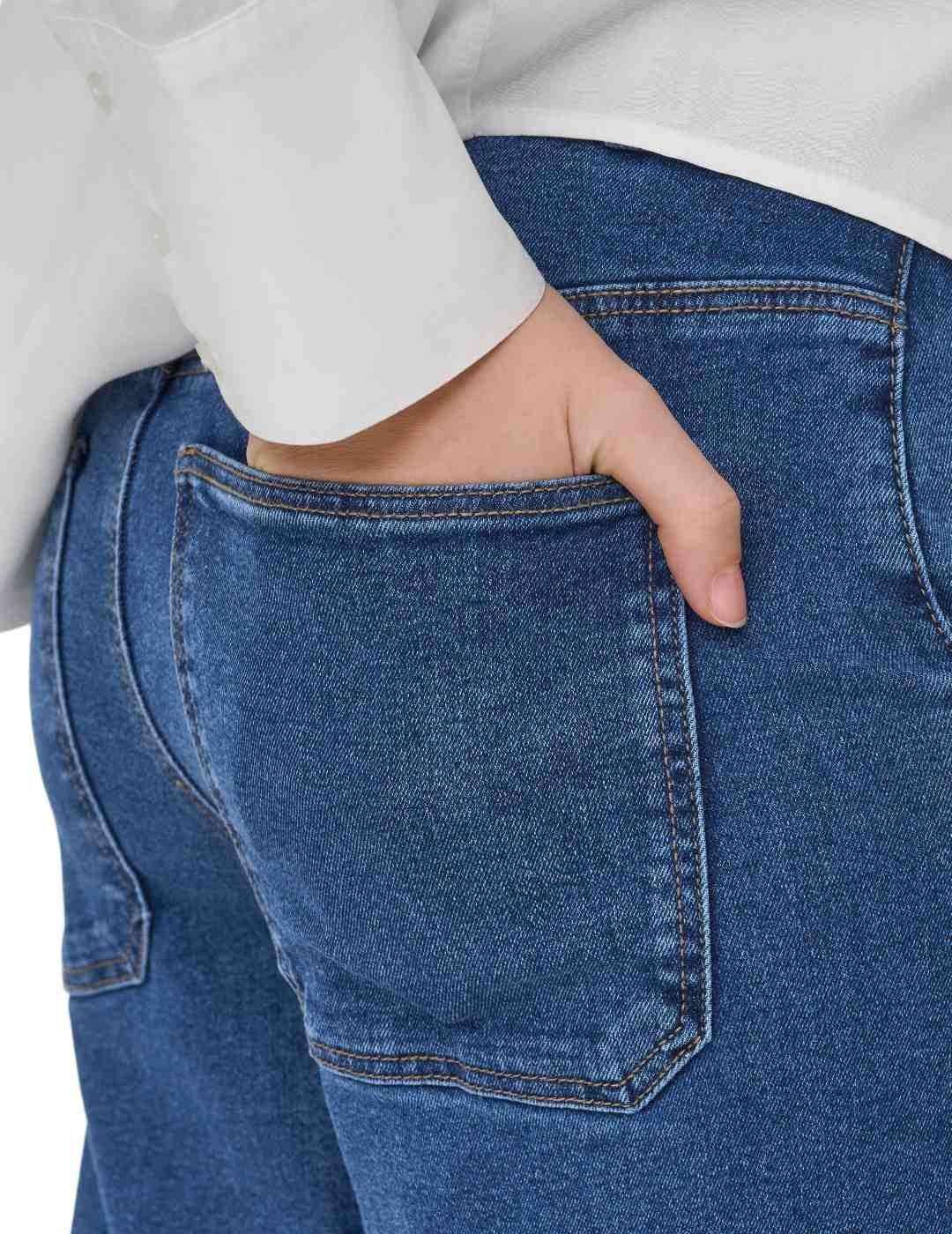 Vaquero Only Astoria azul medio wide leg para mujer