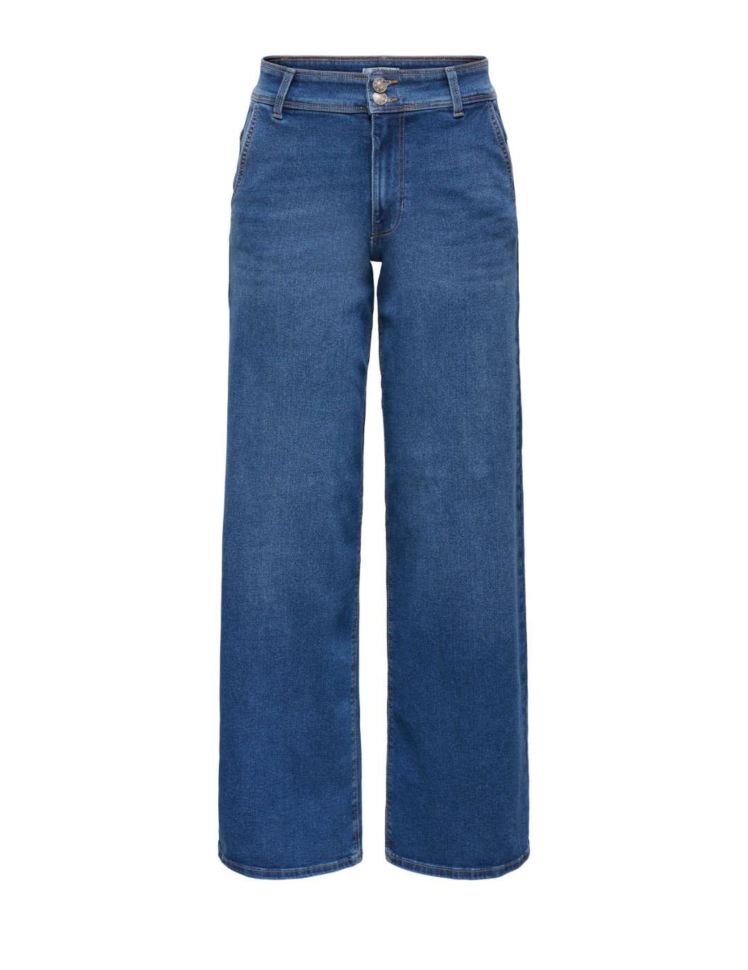 Vaquero Only Astoria azul medio wide leg para mujer