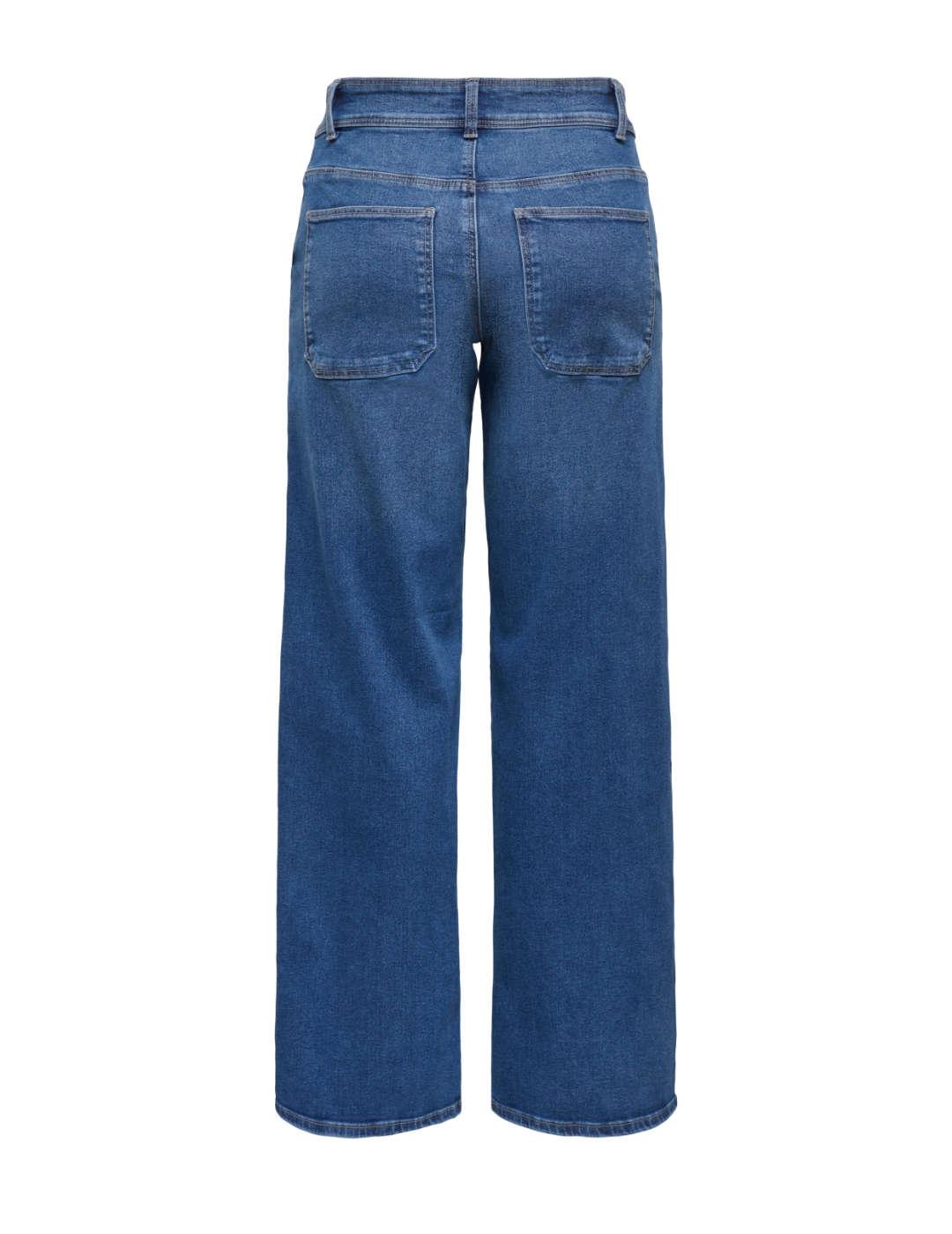 Vaquero Only Astoria azul medio wide leg para mujer