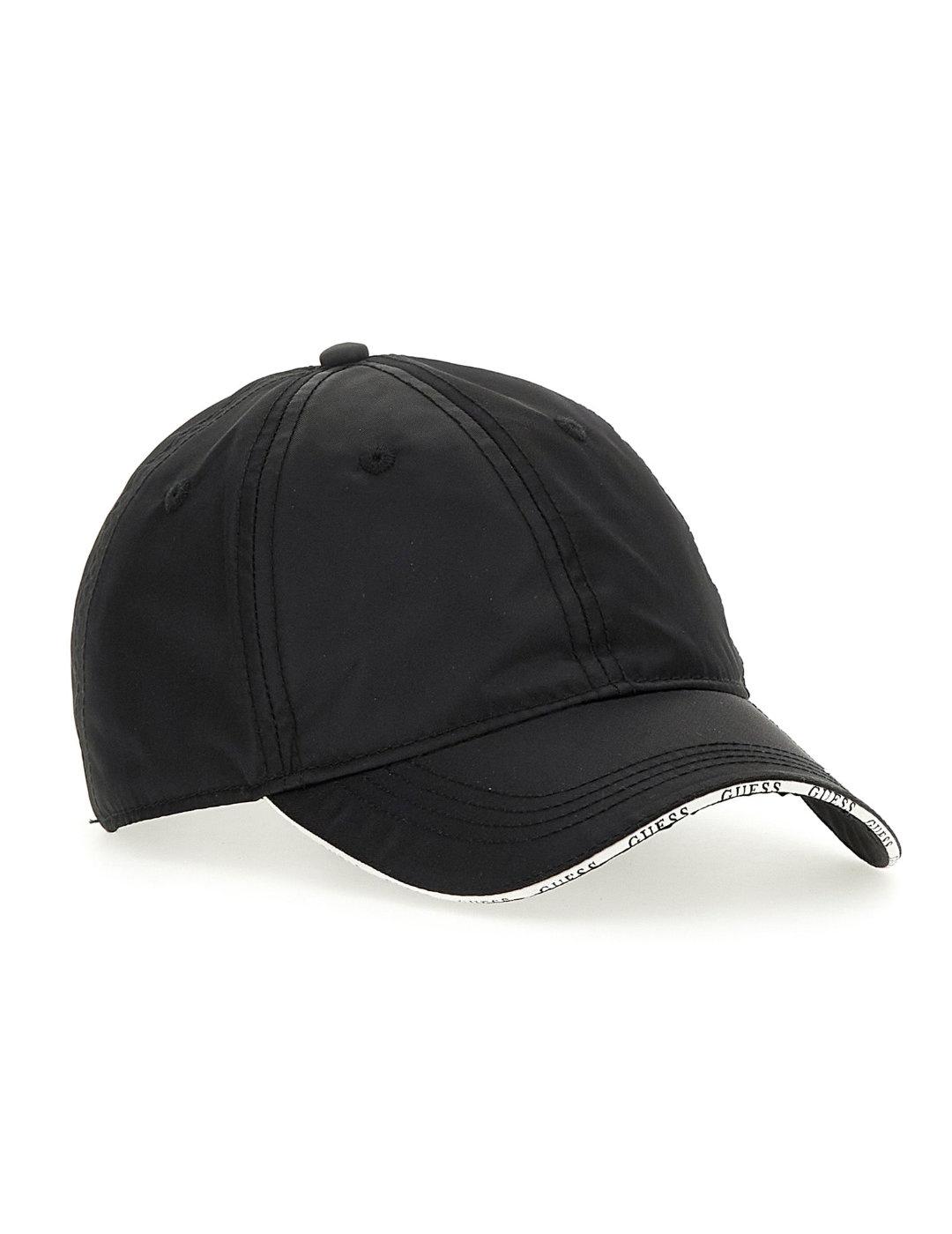 Gorra besibolera Guess Baseball negra para hombre