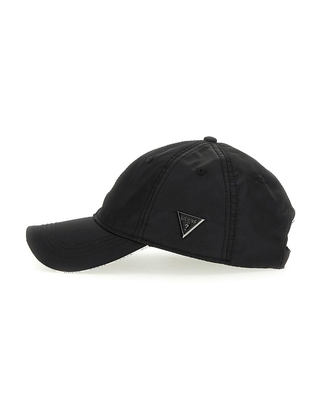Gorra besibolera Guess Baseball negra para hombre