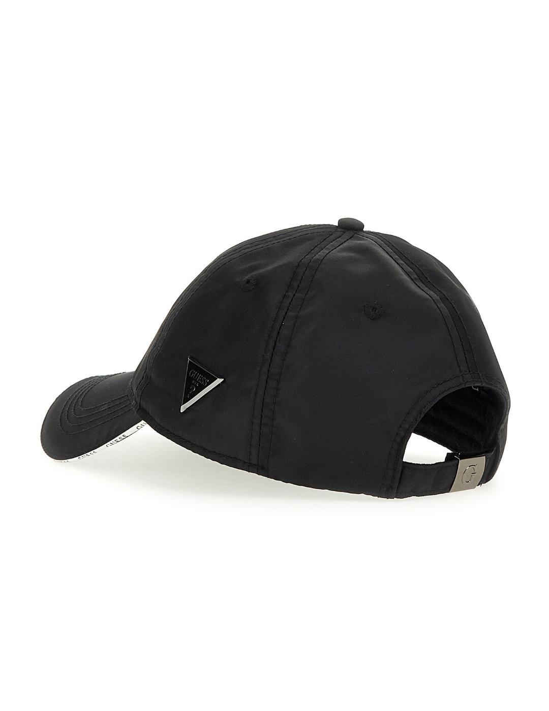 Gorra besibolera Guess Baseball negra para hombre