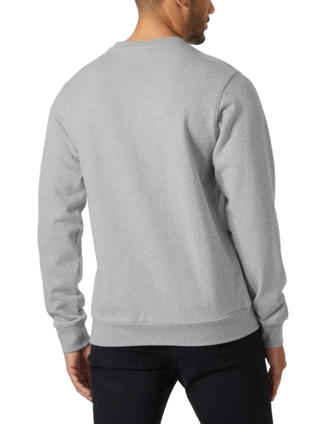 Sudadera Helly Hansen Logo gris sin capucha para hombre