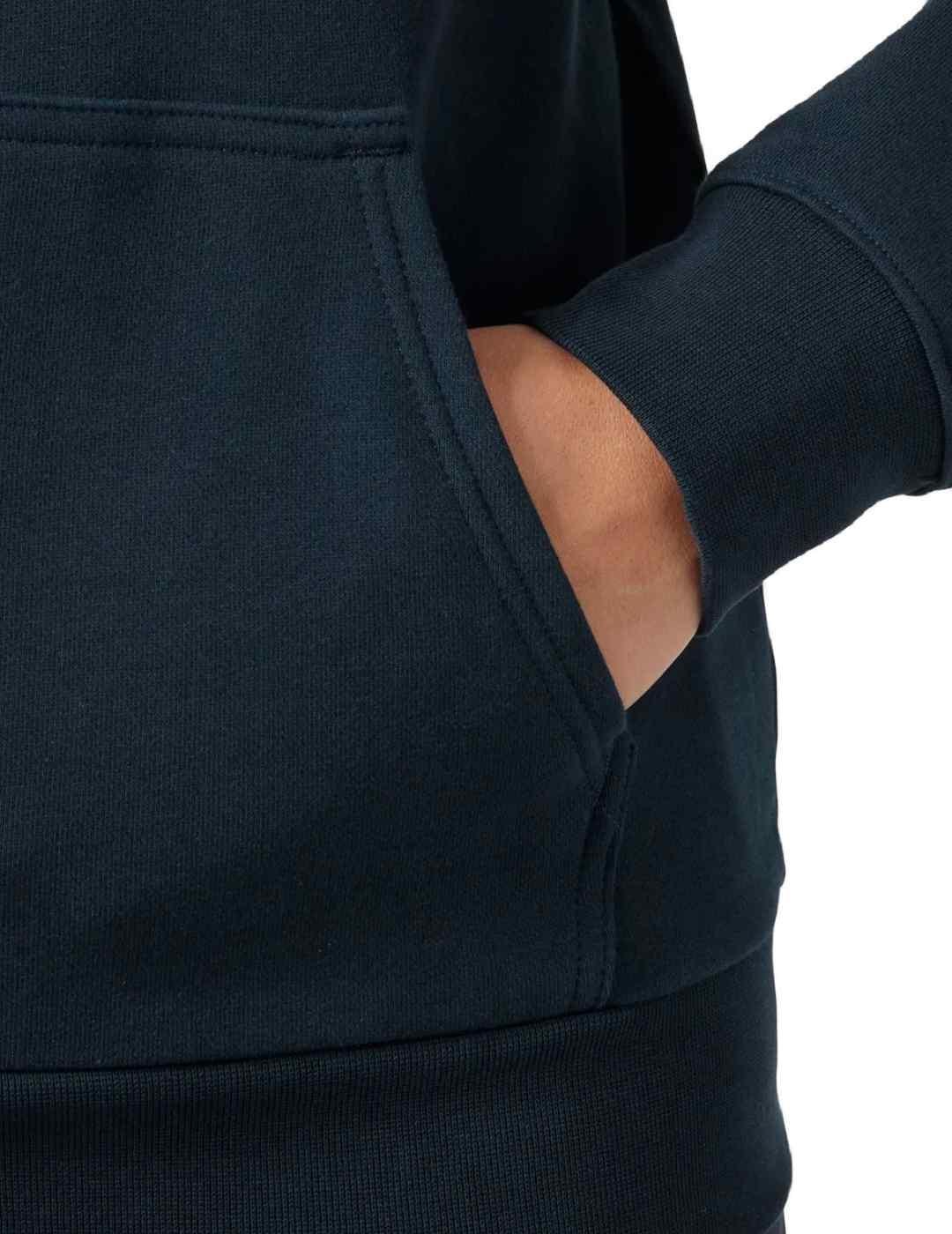 Sudadera Helly Hansen Logo capucha azul marino para mujer