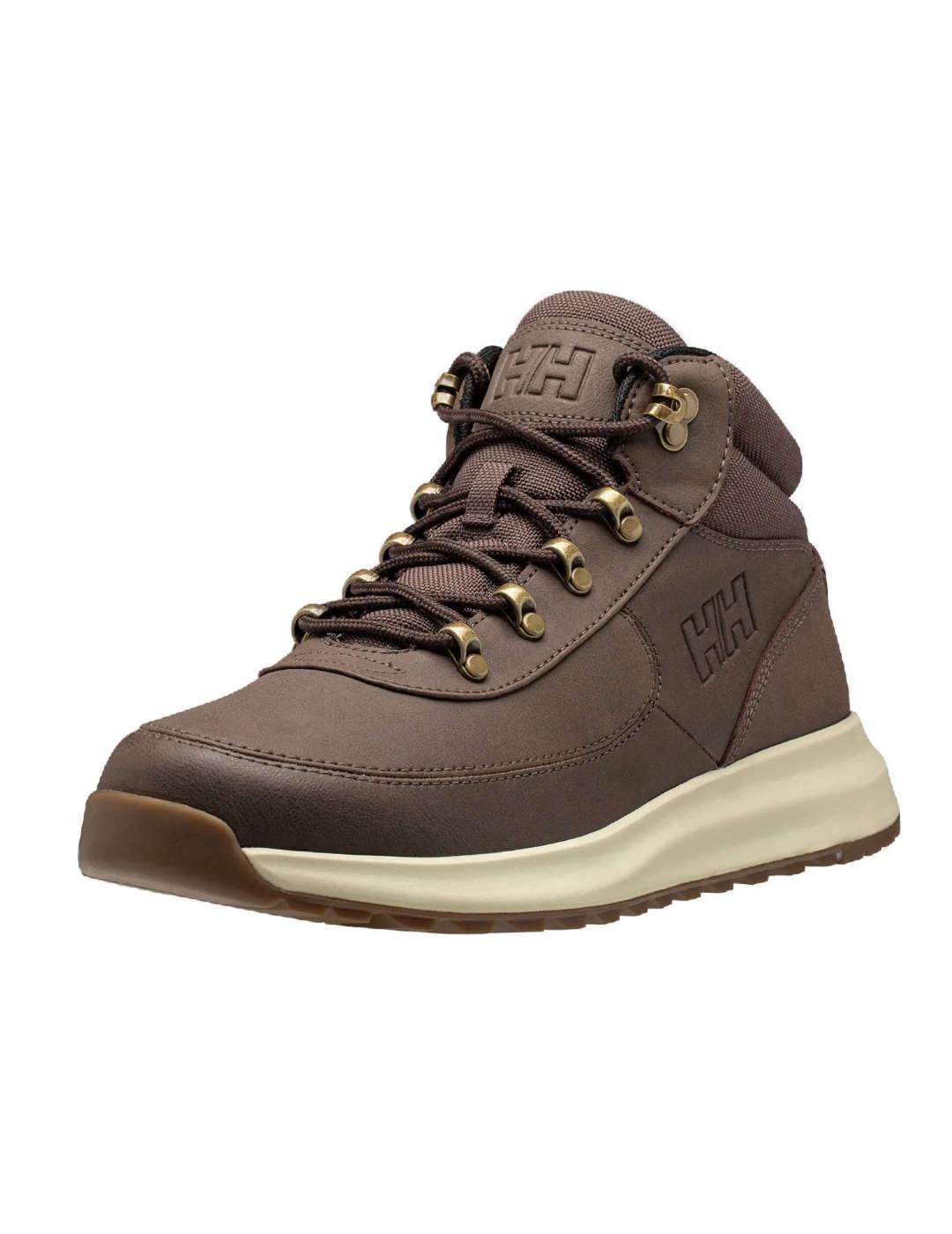 Botín Helly Hansen impermeable marrón de piel para hombre