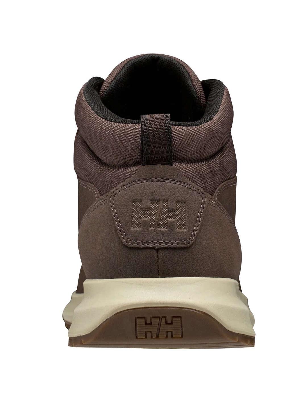 Botín Helly Hansen impermeable marrón de piel para hombre