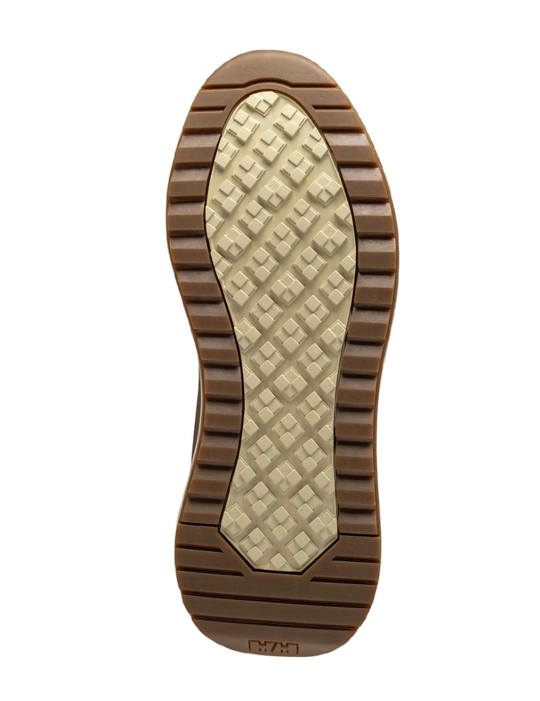 Botín Helly Hansen impermeable marrón de piel para hombre