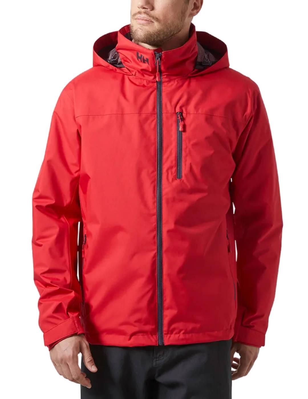 Chaqueta Helly Hansen Midlayer roja impermeable para hombre