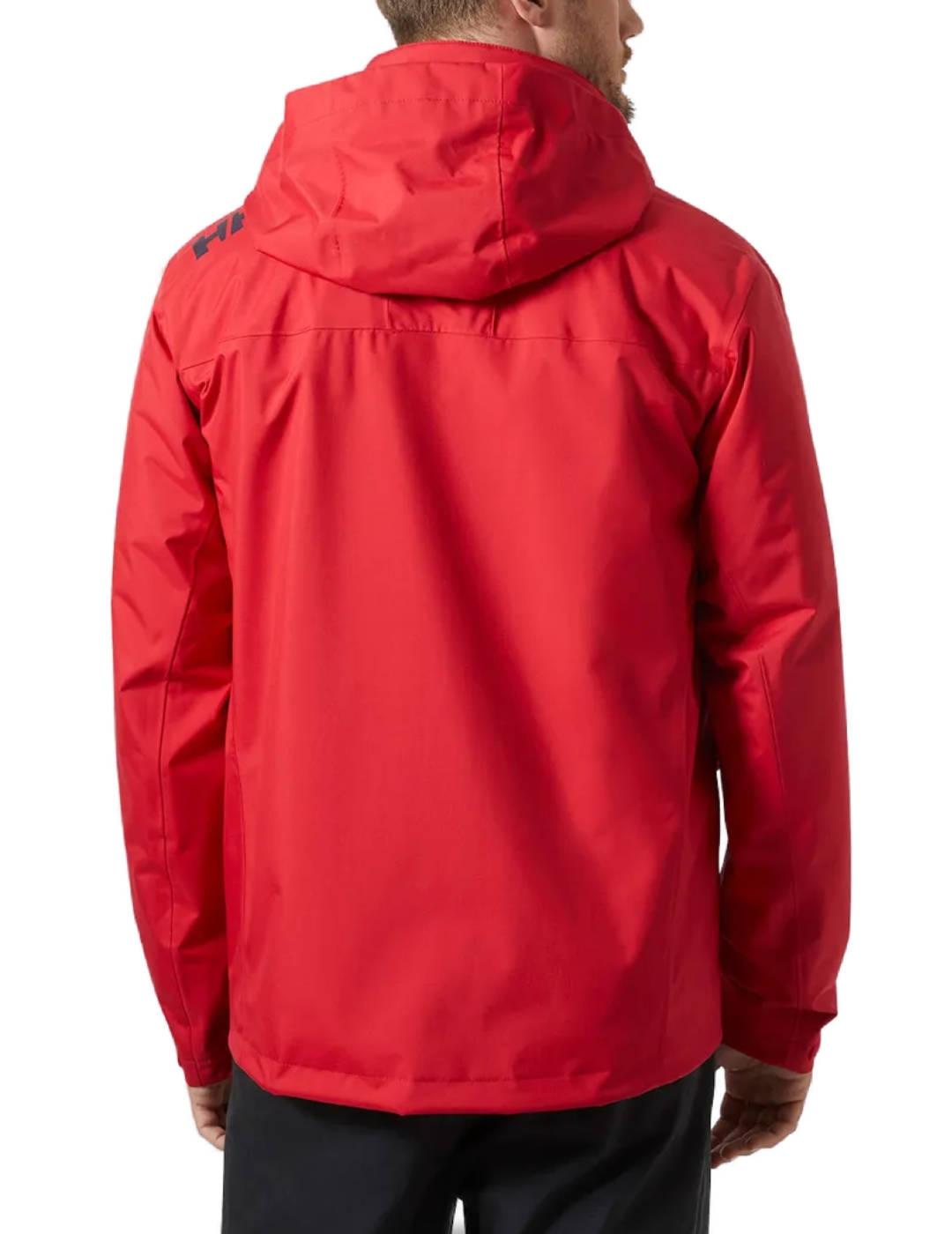 Chaqueta Helly Hansen Midlayer roja impermeable para hombre
