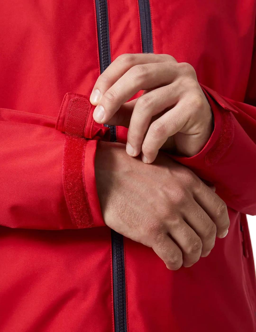 Chaqueta Helly Hansen Midlayer roja impermeable para hombre