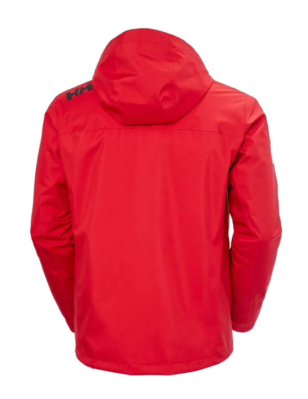 Chaqueta Helly Hansen Midlayer roja impermeable para hombre