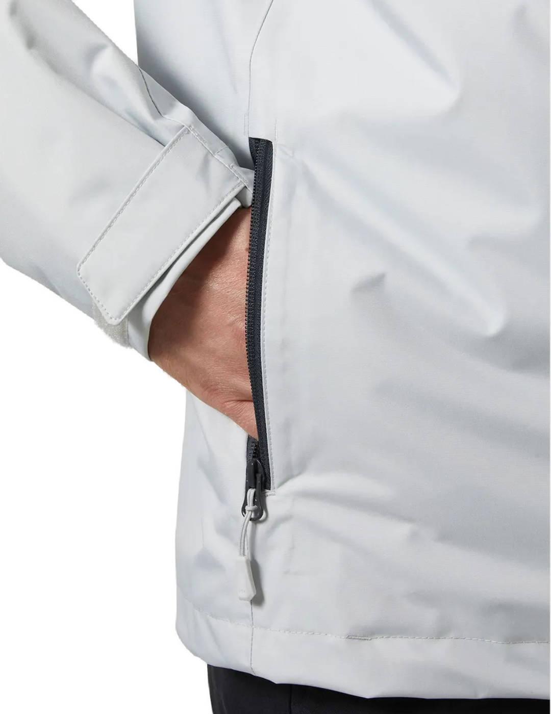 Chaqueta Helly Hansen Midlayer gris impermeable para hombre