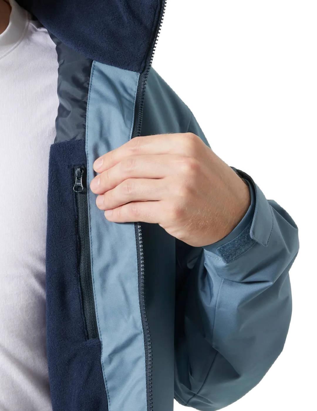 Chaqueta Helly Hansen Midlayer azul impermeable para hombre