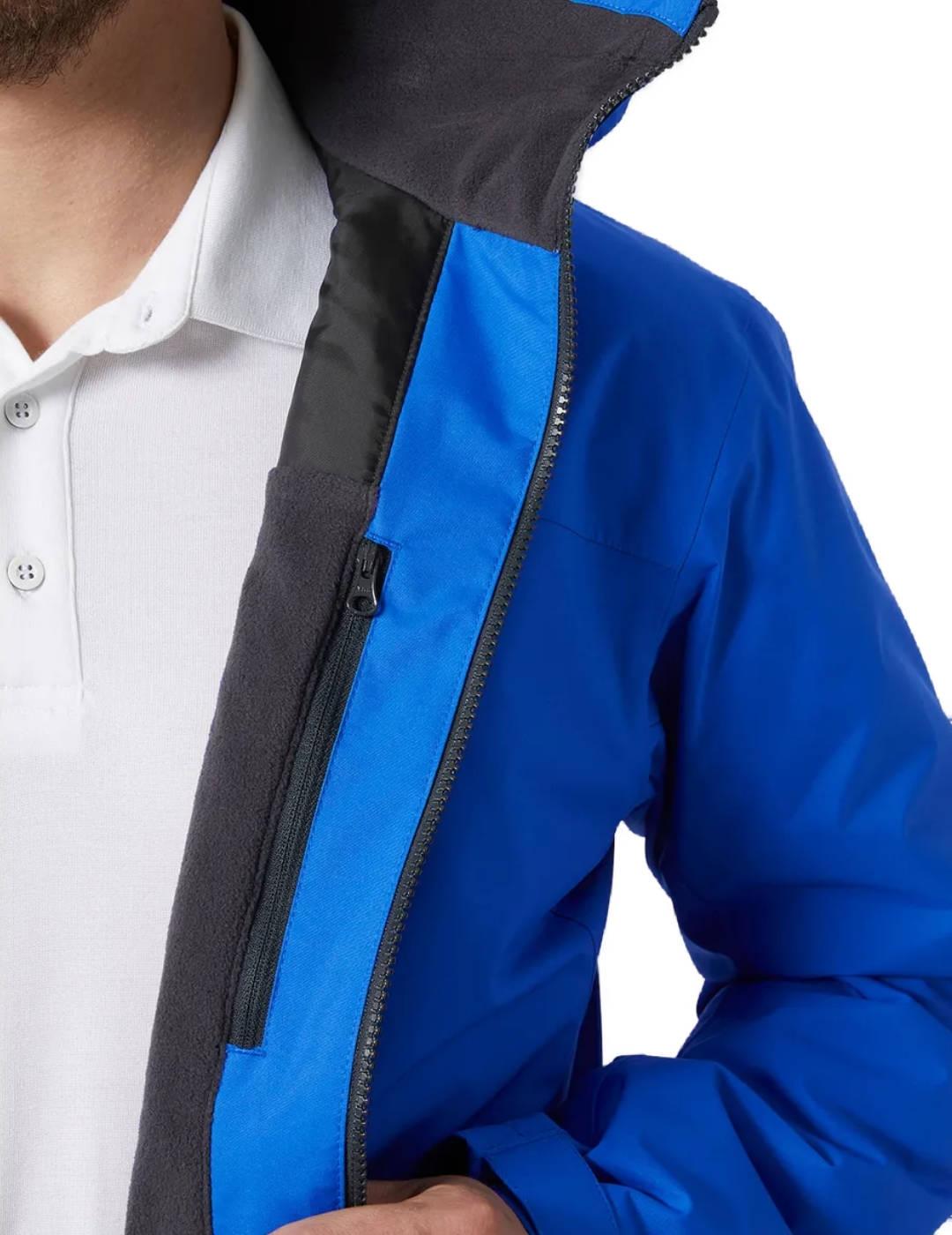 Chaqueta Helly Hansen Midlayer azulón impermeable de hombre