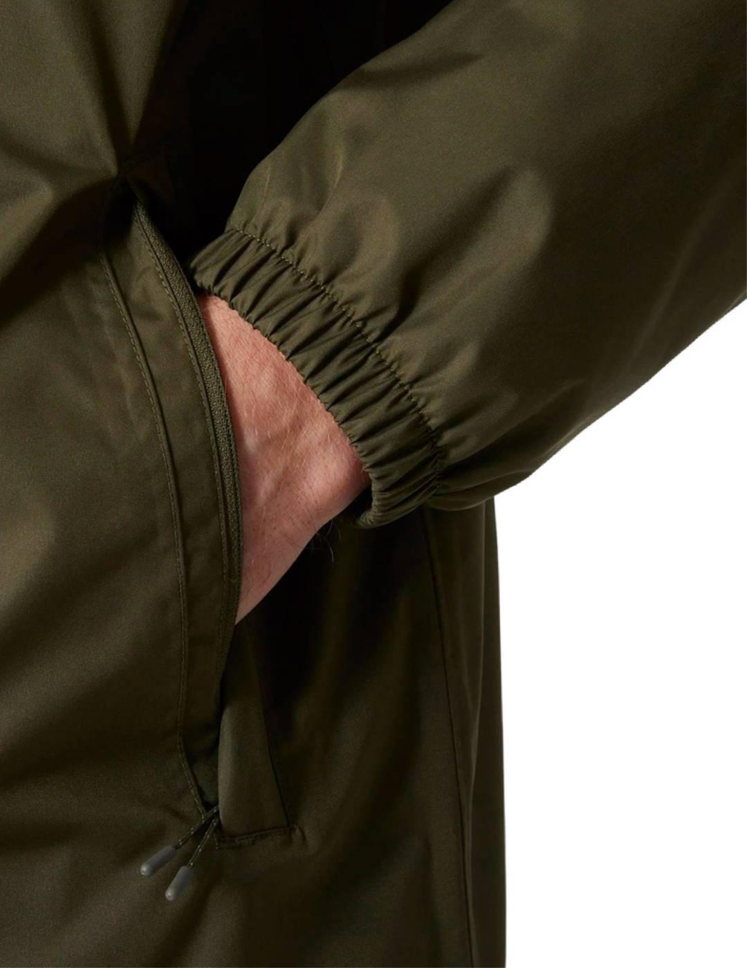 Chaqueta Helly Hansen Vancouver verde y negra de hombre