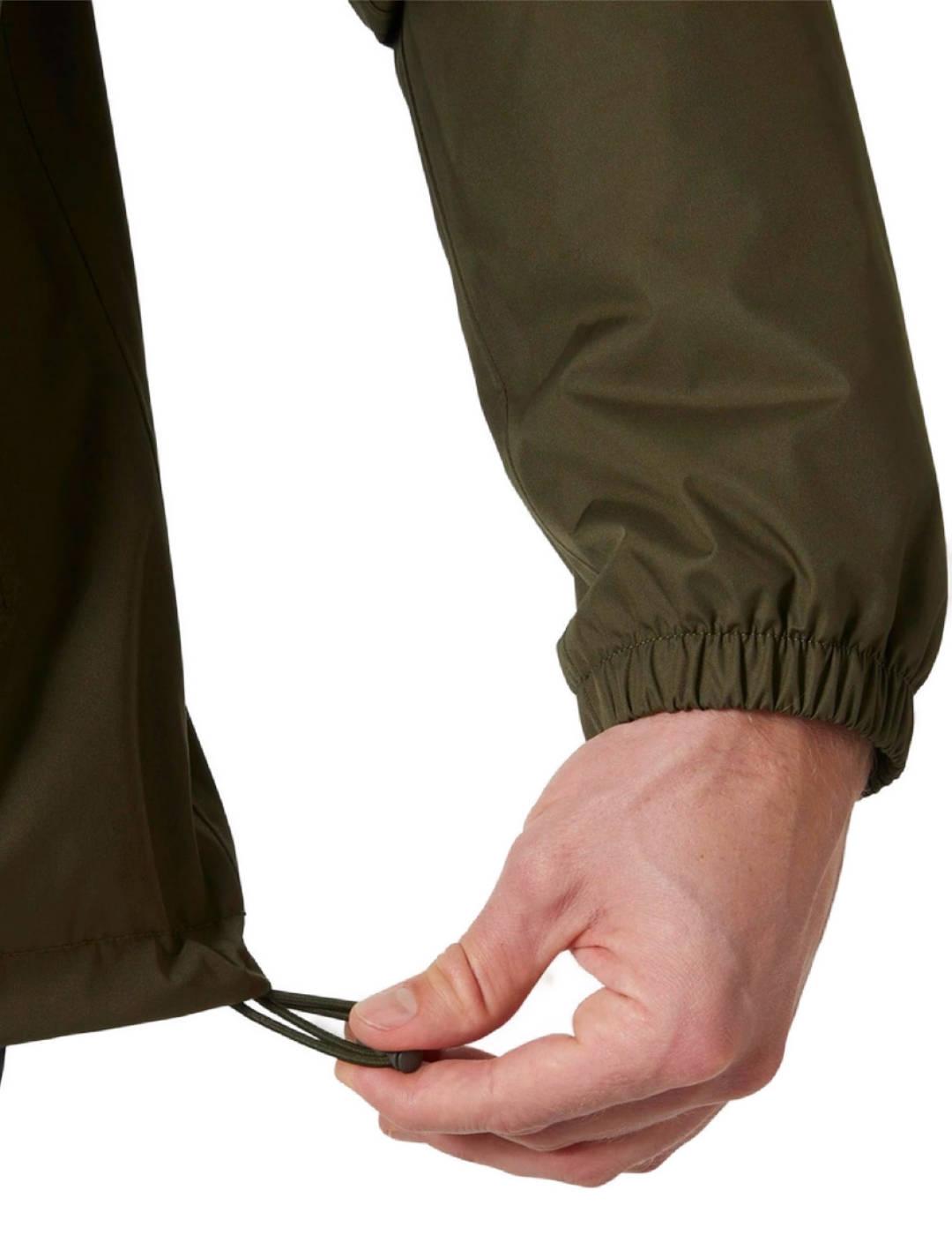 Chaqueta Helly Hansen Vancouver verde y negra de hombre