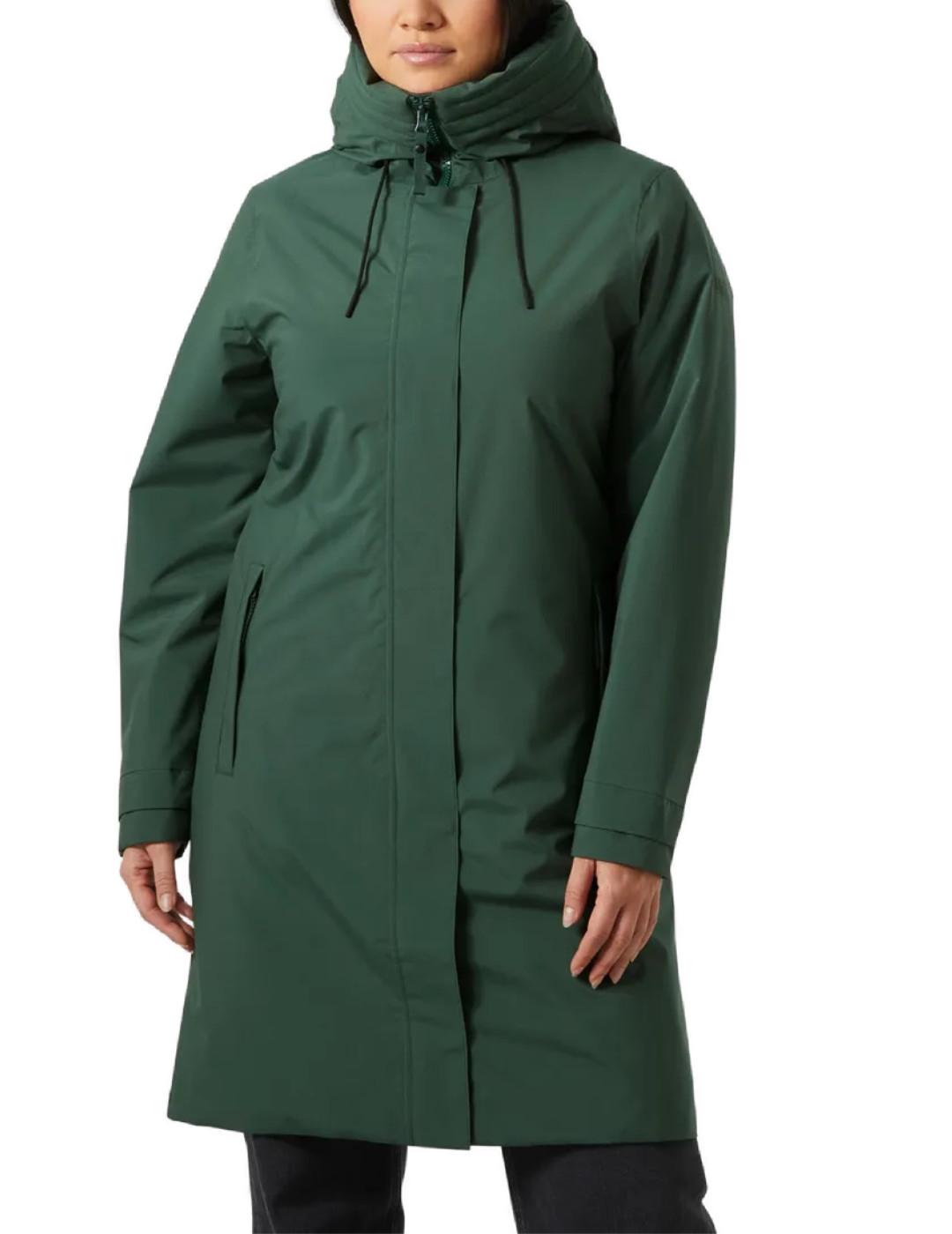 Chaqueta Helly Hansen Victoria verde aislante para mujer