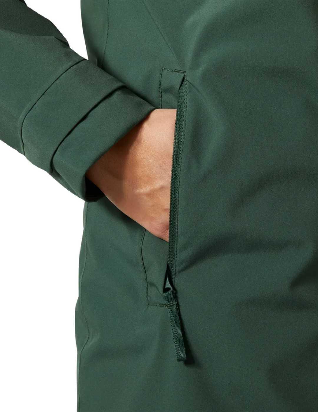 Chaqueta Helly Hansen Victoria verde aislante para mujer