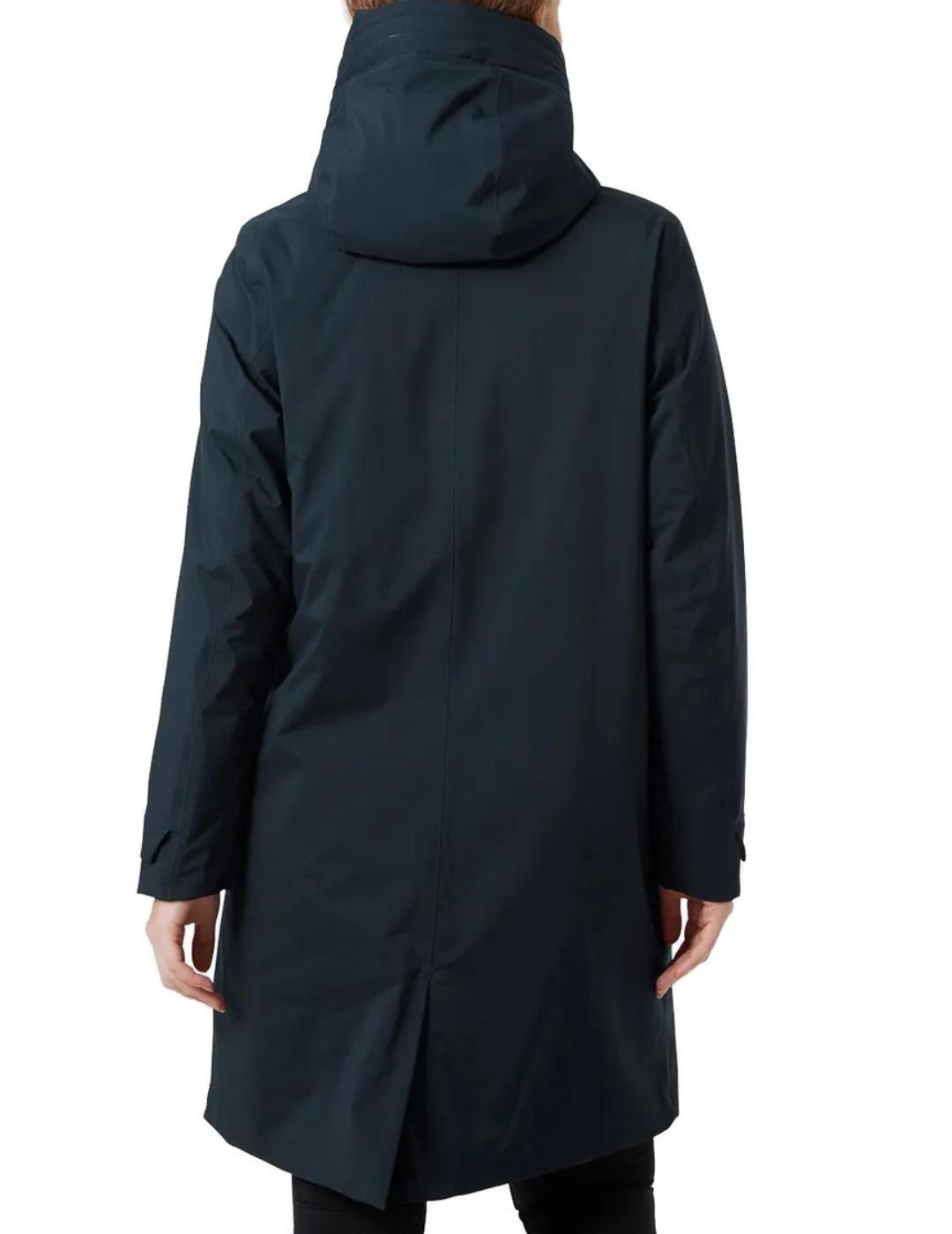 Chaqueta larga Helly Hansen Victoria marino mujer