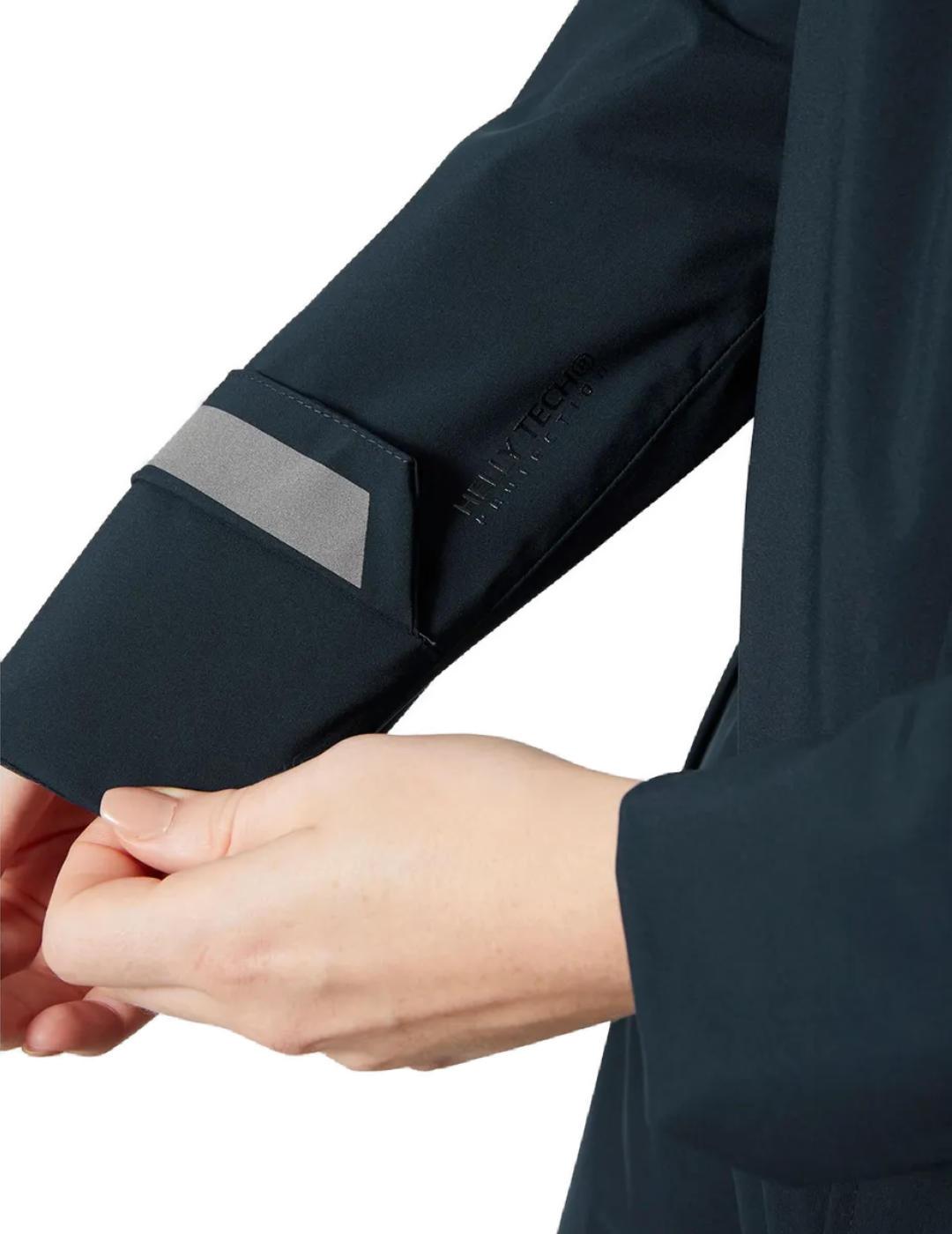 Chaqueta larga Helly Hansen Victoria marino mujer