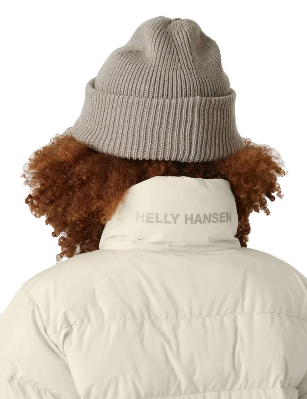 Chaqueta Helly Hansen beige gris reversible para mujer