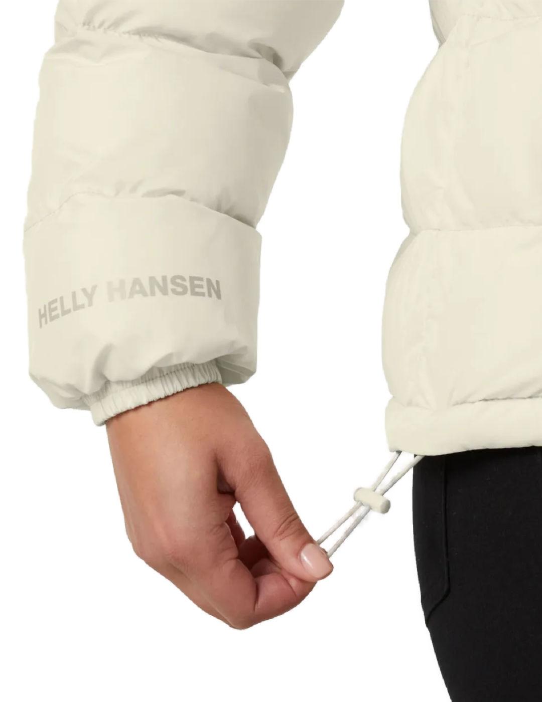 Chaqueta Helly Hansen beige gris reversible para mujer