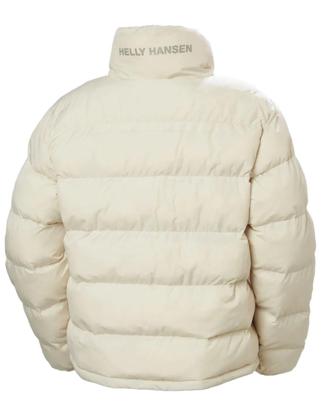 Chaqueta Helly Hansen beige gris reversible para mujer