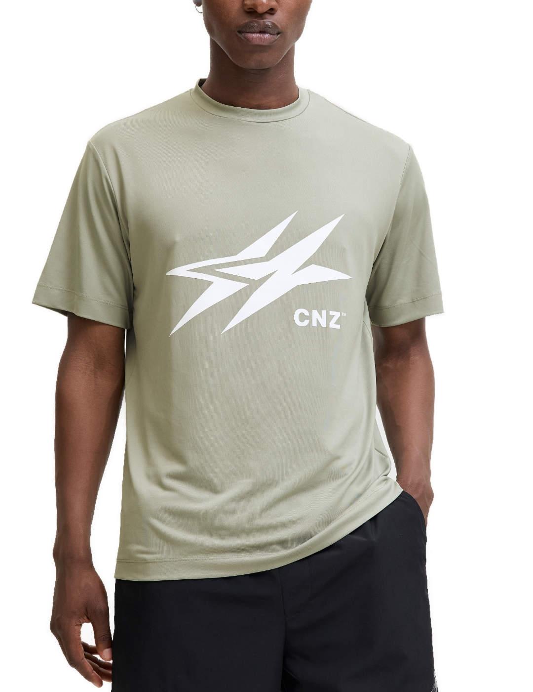 Camiseta Jack&Jones Amsterdam verde manga corta de hombre