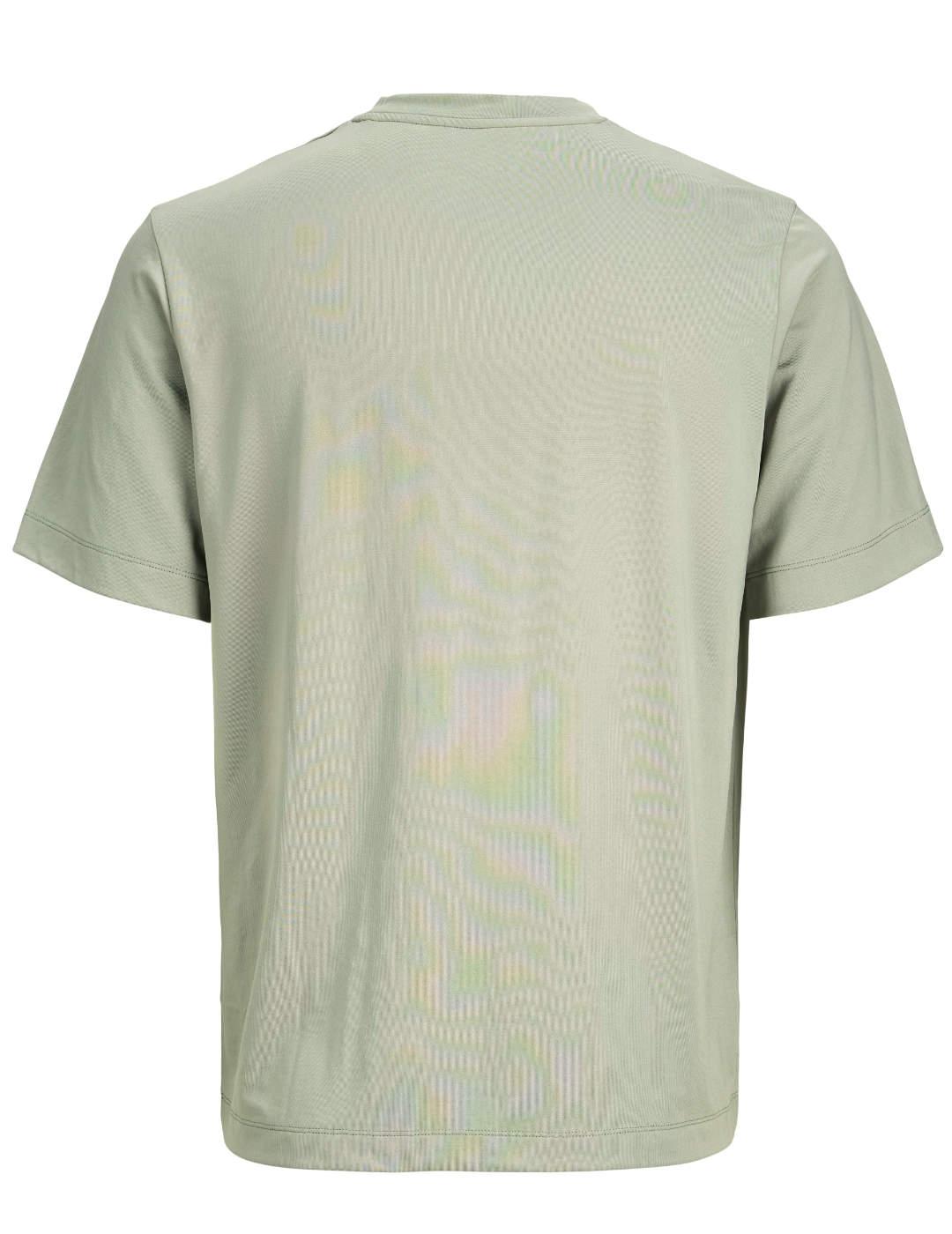 Camiseta Jack&Jones Amsterdam verde manga corta de hombre