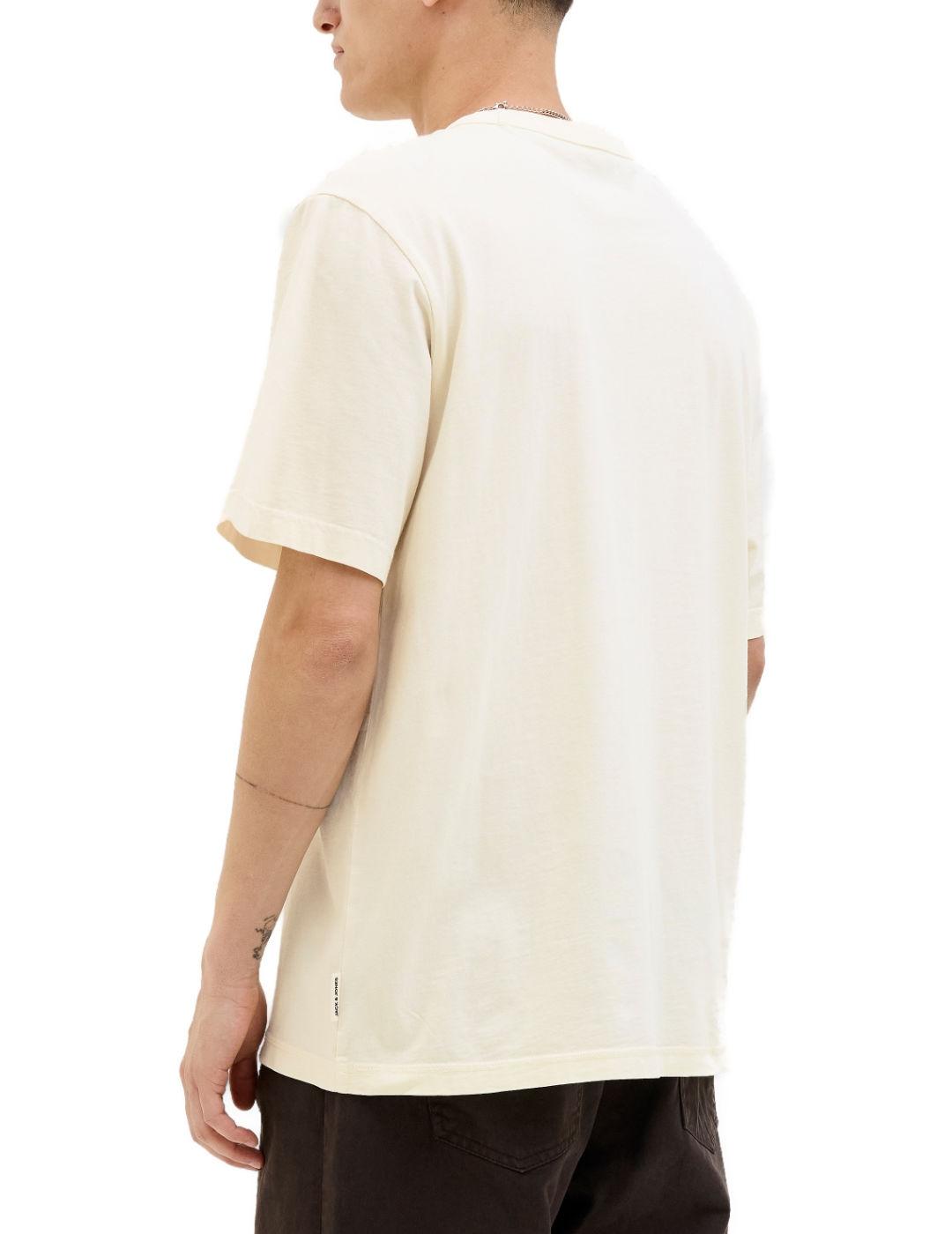 Camiseta Jack&Jones Dover blanca manga corta para hombre