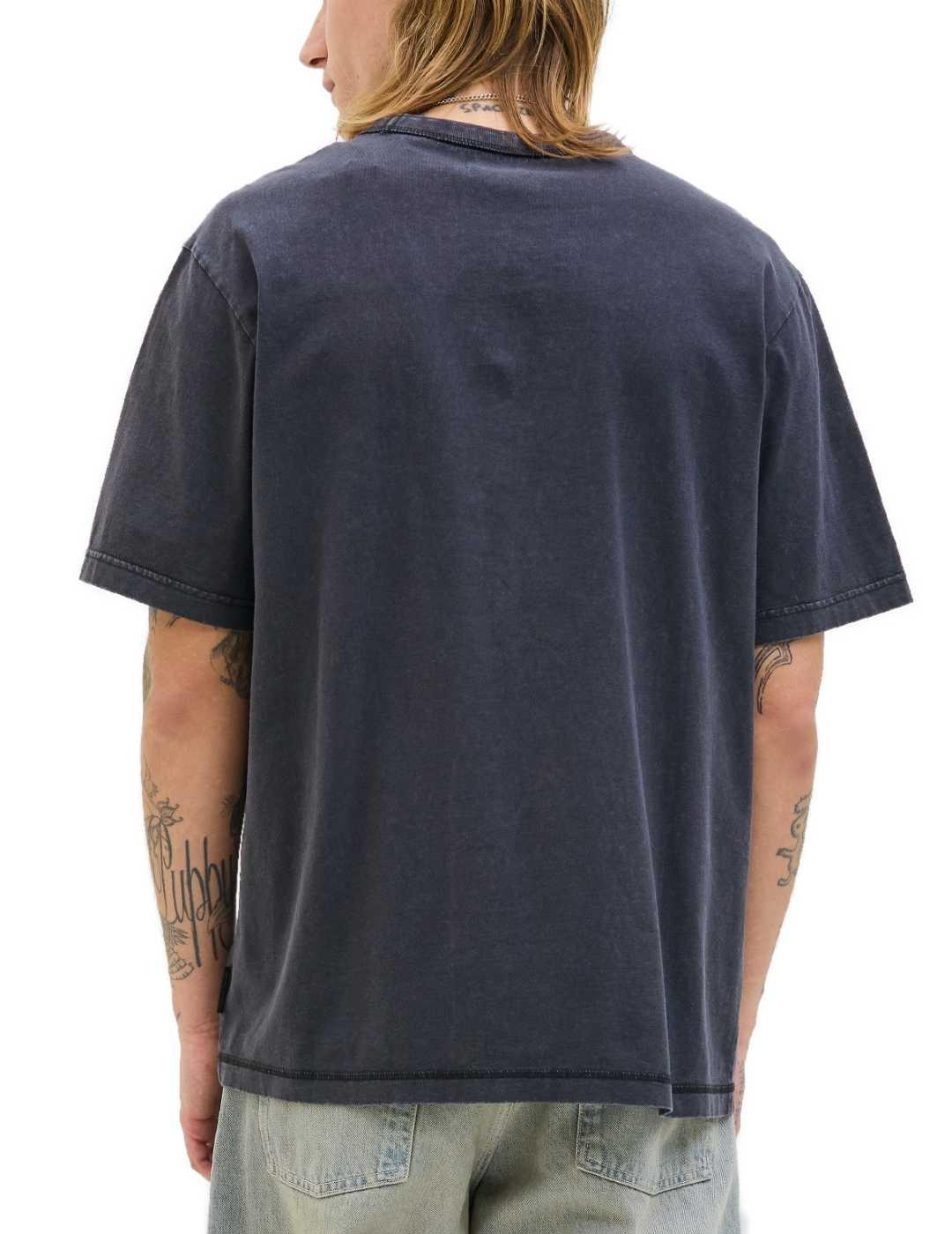 Camiseta Jack&Jones Dover negra manga corta de hombre