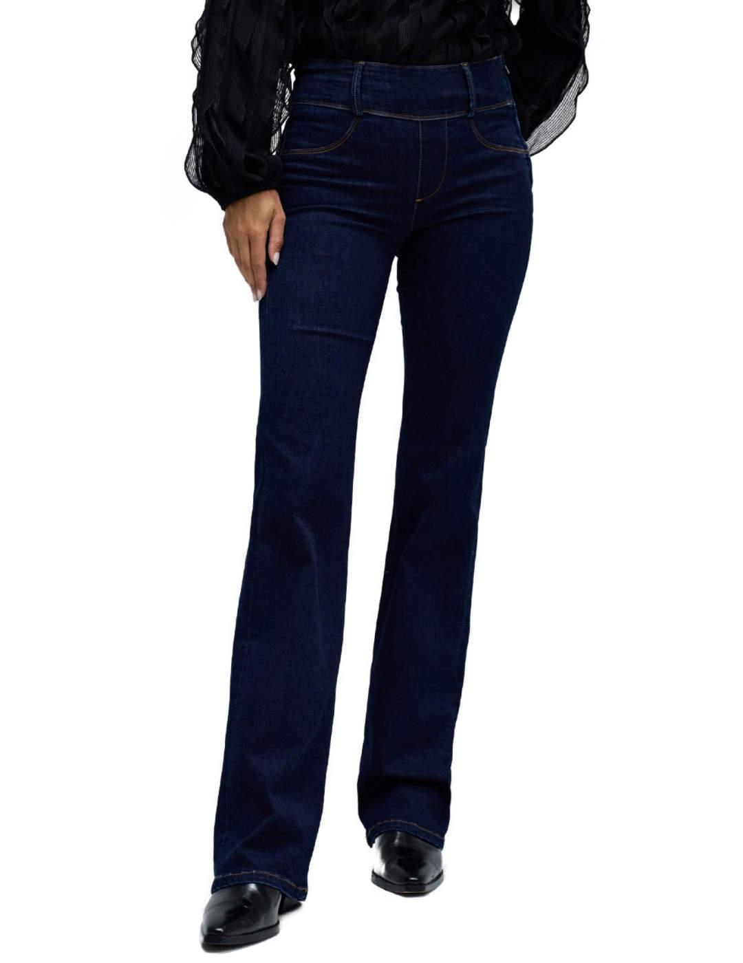 Jegging Salsa efecto Push Up azul oscuro push in de mujer