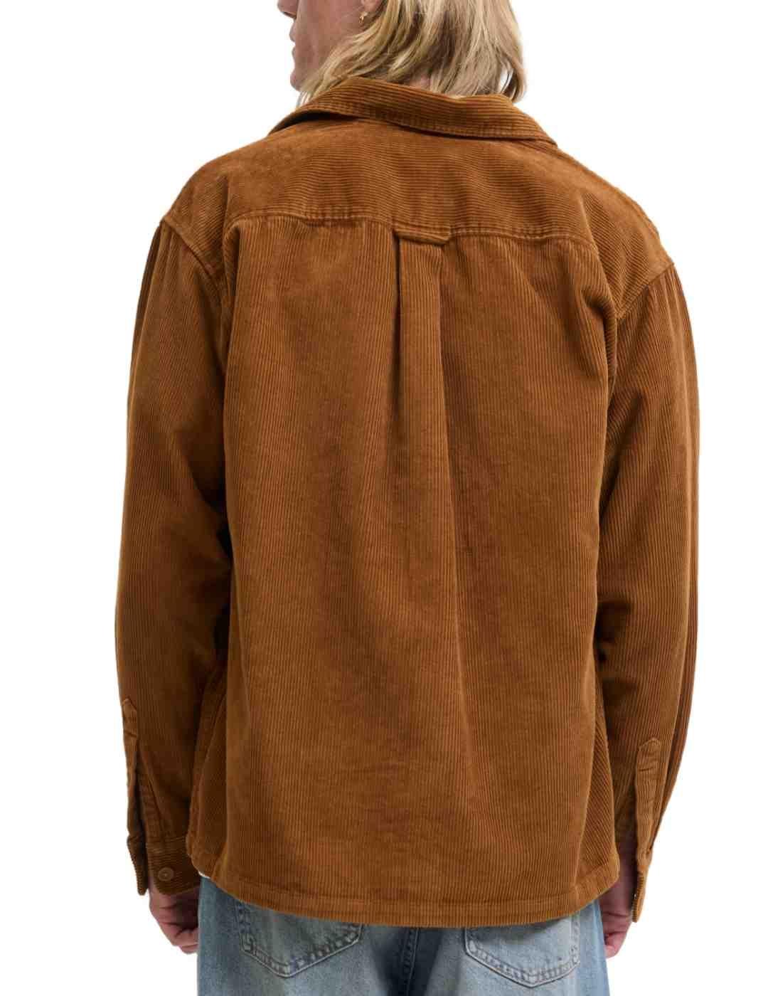 Sobrecamisa Jack&Jones Corduroy camel pana para hombre