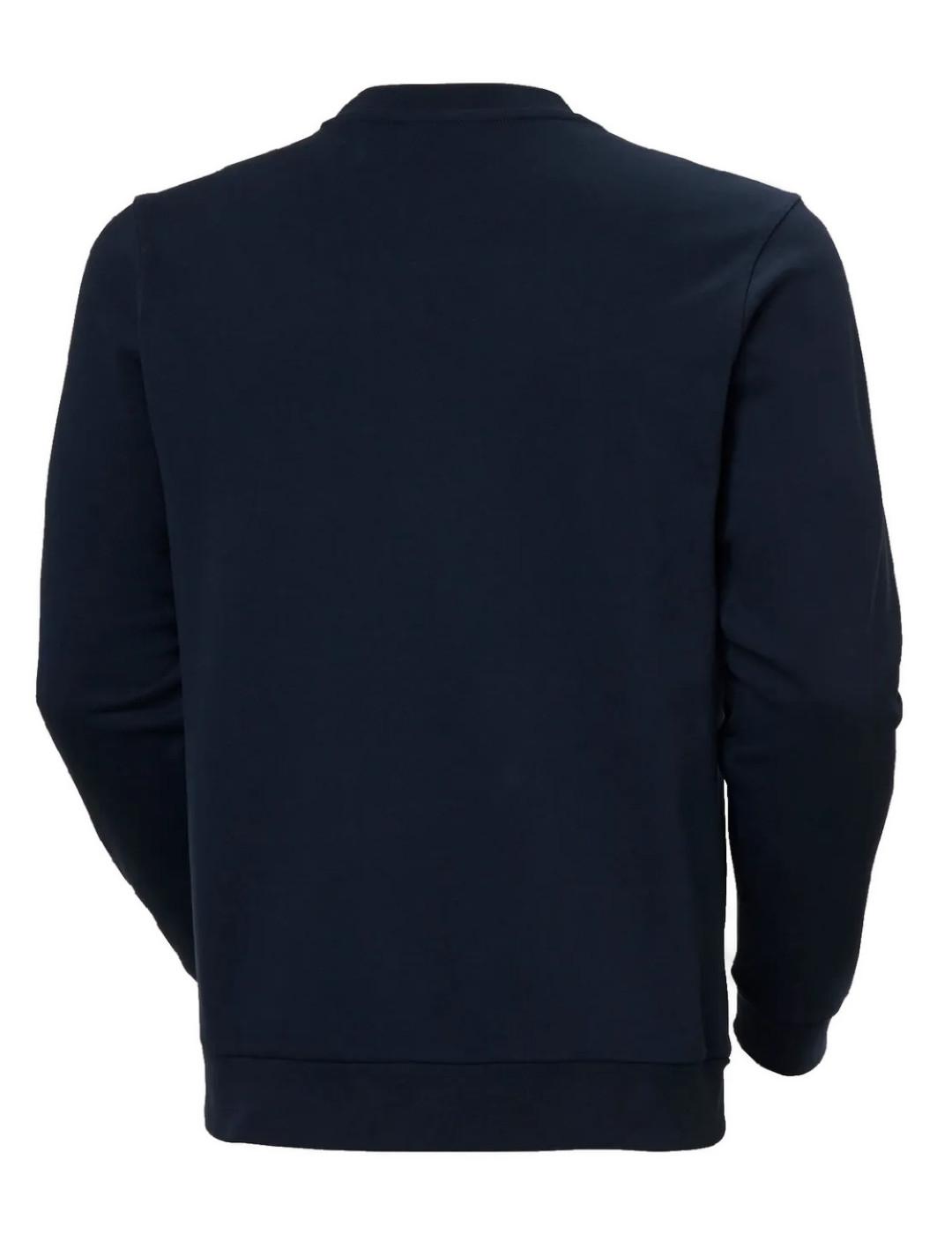 Sudadera Helly Hansen azul marino logo rojo para hombre