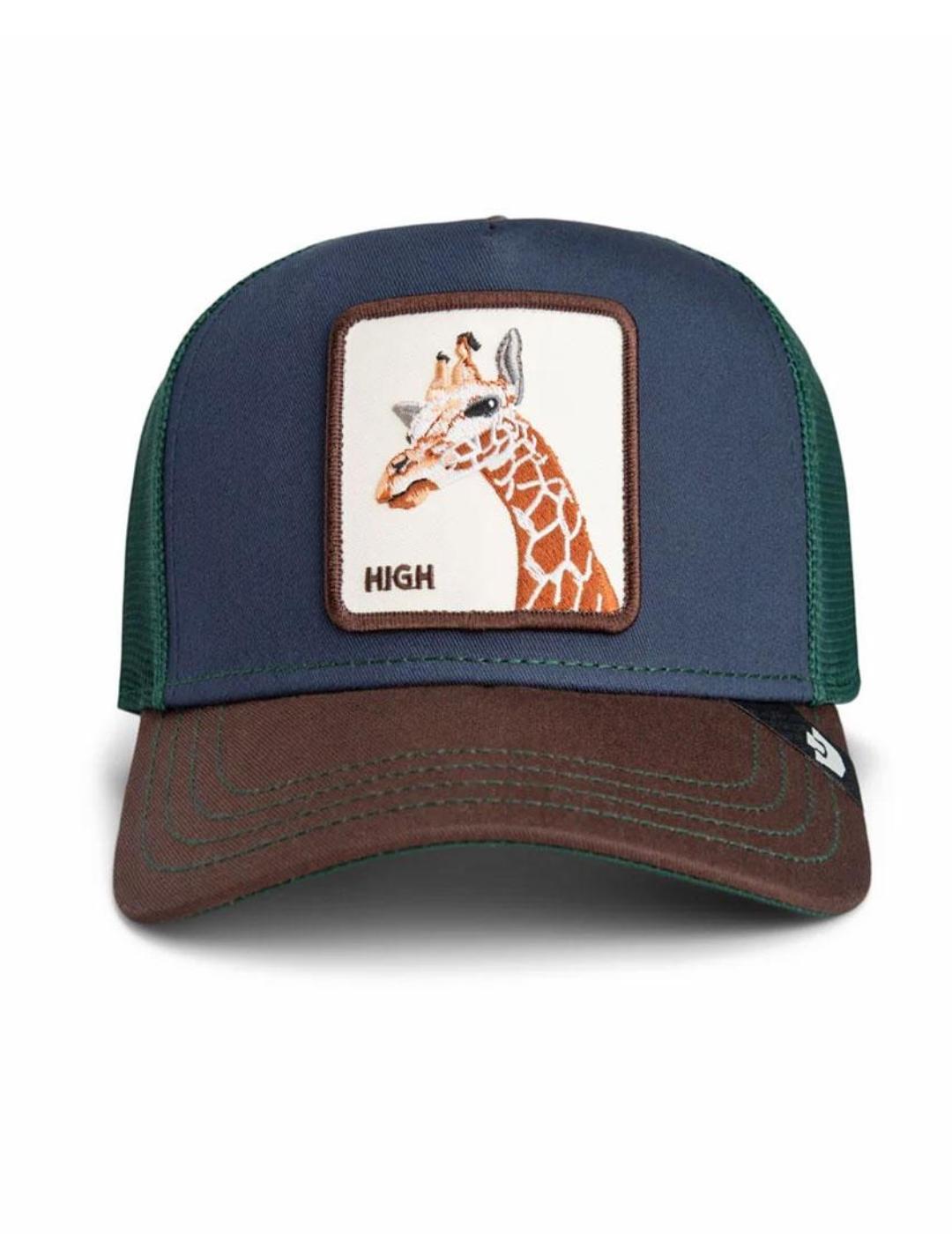 Gorra Goorin Bros Tricolor parche Giraffe marrón unisex