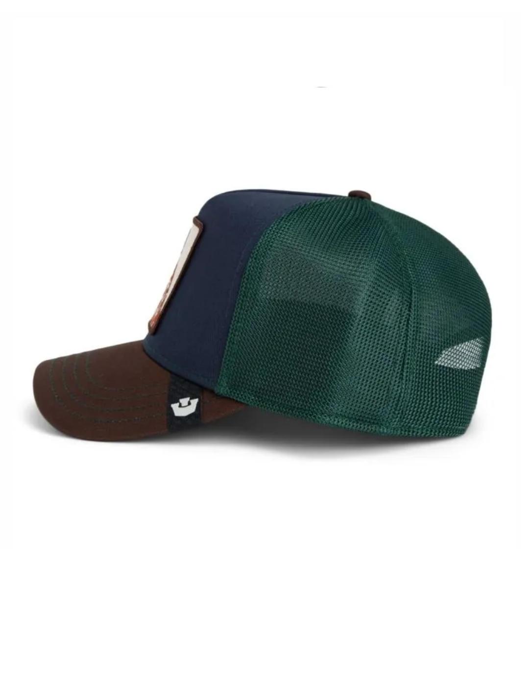 Gorra Goorin Bros Tricolor parche Giraffe marrón unisex