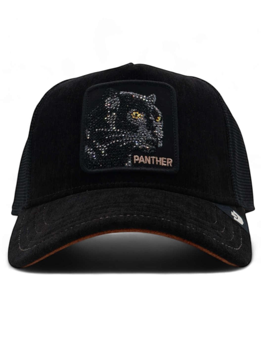 Gorra Goorin Bros Iced Panther parche en brillo negra unisex