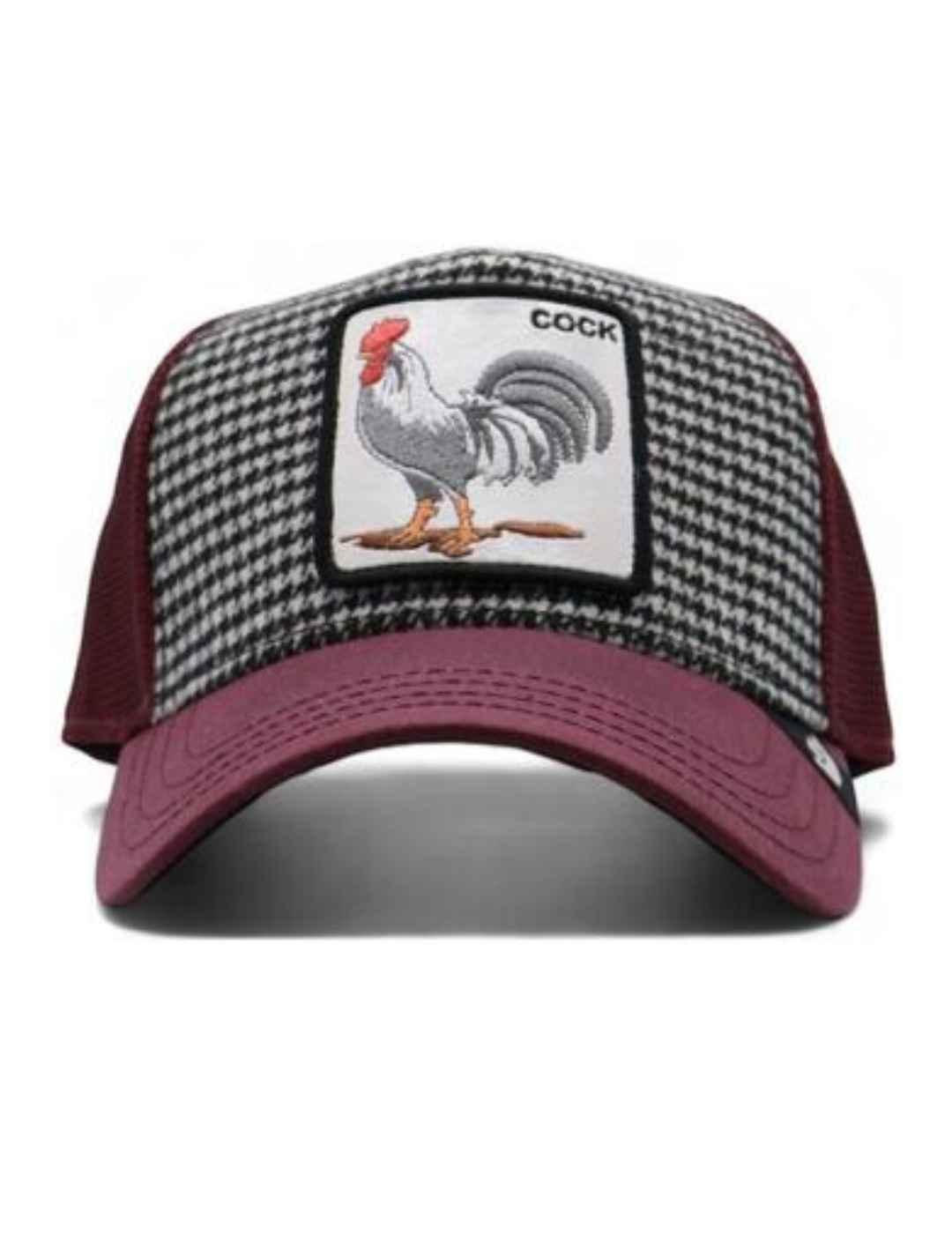 Gorra Goorin Bros Dapper Rooster granate unisex