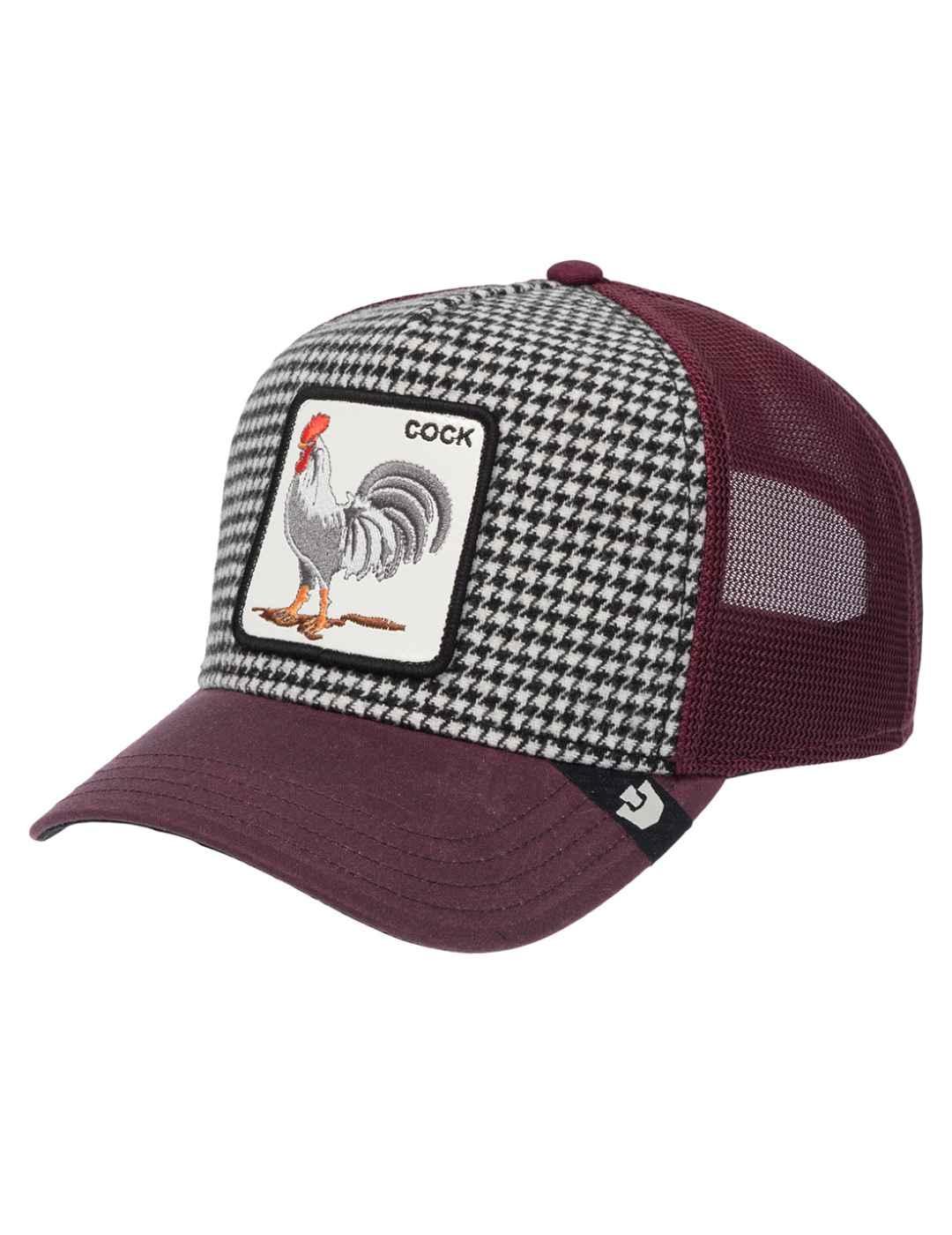 Gorra Goorin Bros Dapper Rooster granate unisex