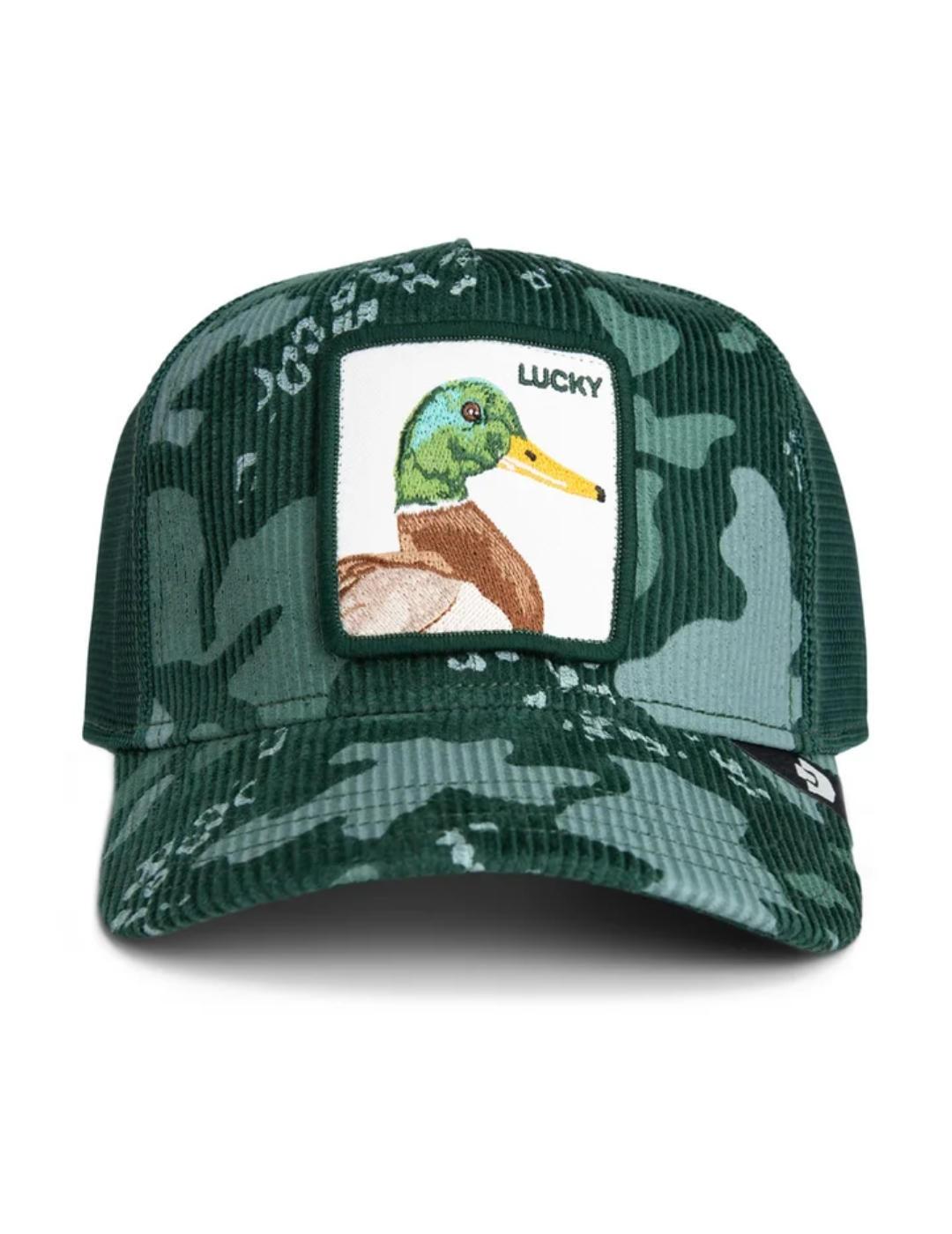 Gorra Goorin Bros Duck Camuflaje pana verd militar unisex
