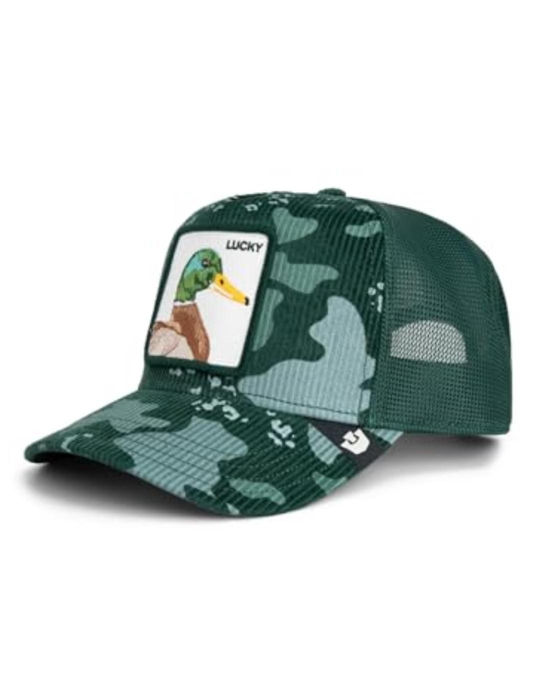Gorra Goorin Bros Duck Camuflaje pana verd militar unisex
