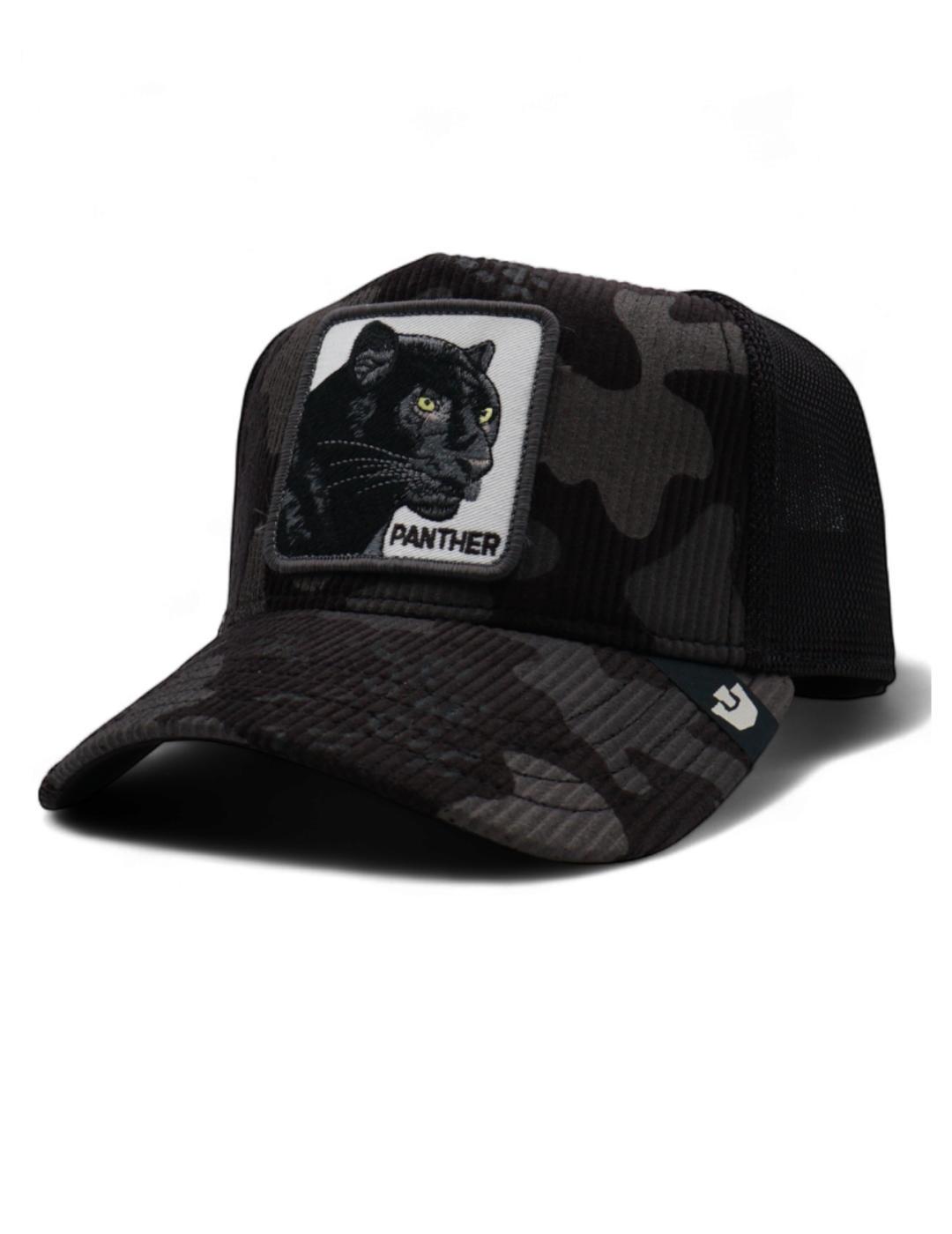 Gorra Goorin Bros Phanter en pana Camo negra unisex