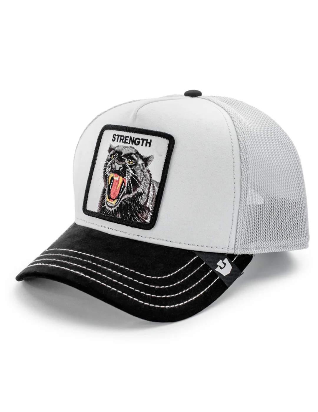 Gorra Goorin Bros Suede ajustable Panther gris unisex