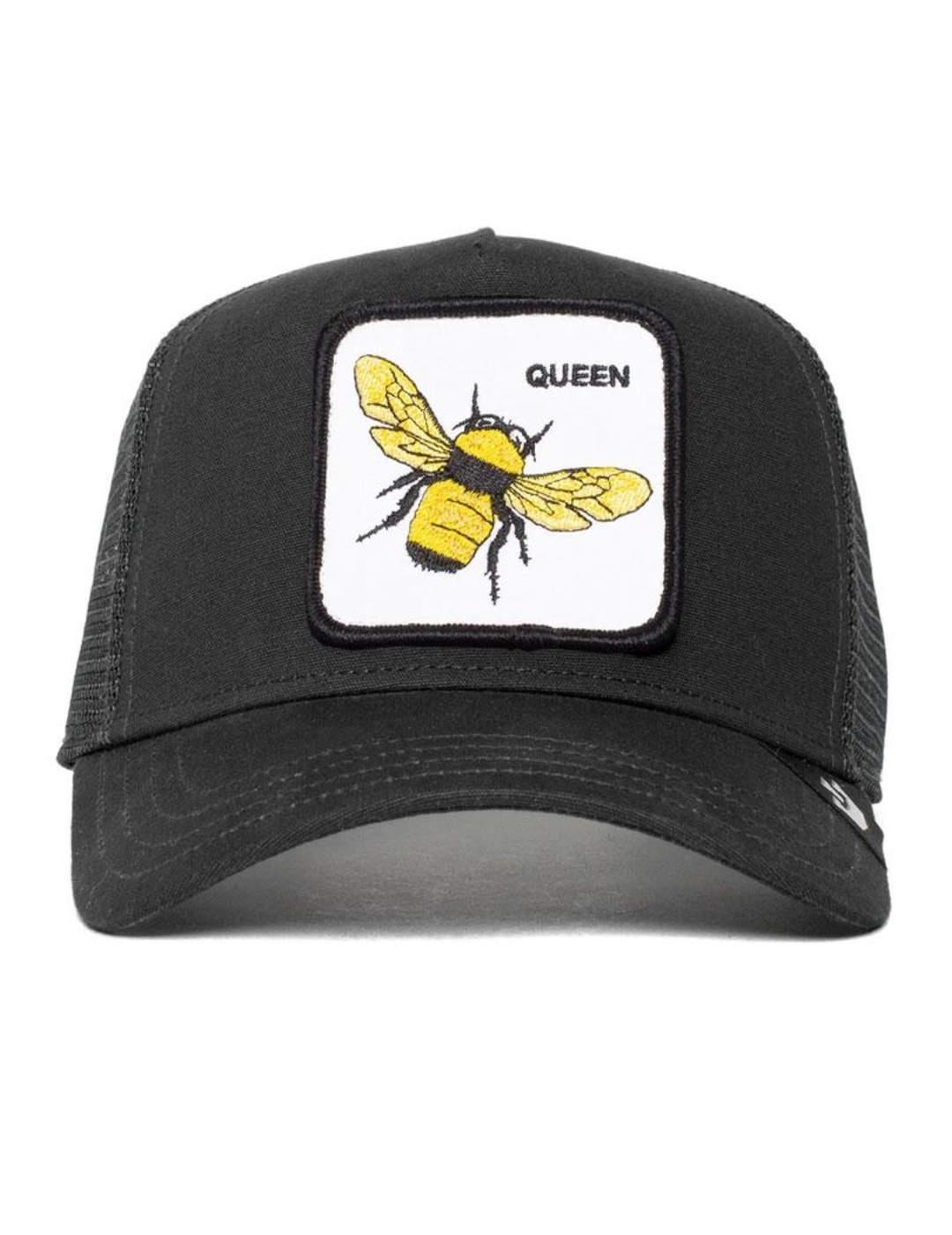 Gorra Goorin Bros Queen Trucker ajustable negra unisex